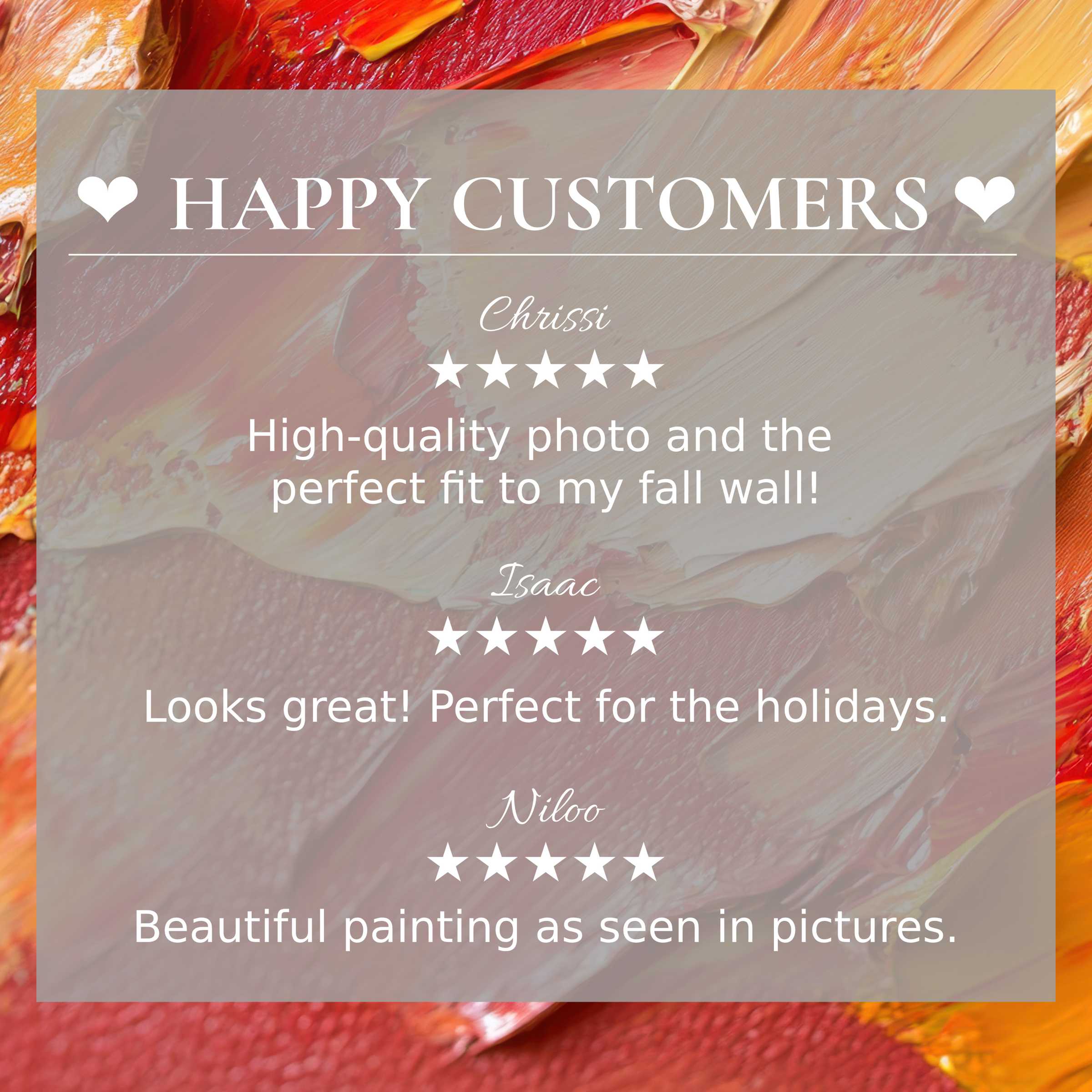 Happy Customers praise this high-quality abstract TV screen art for elegant, stylish home decor appeal