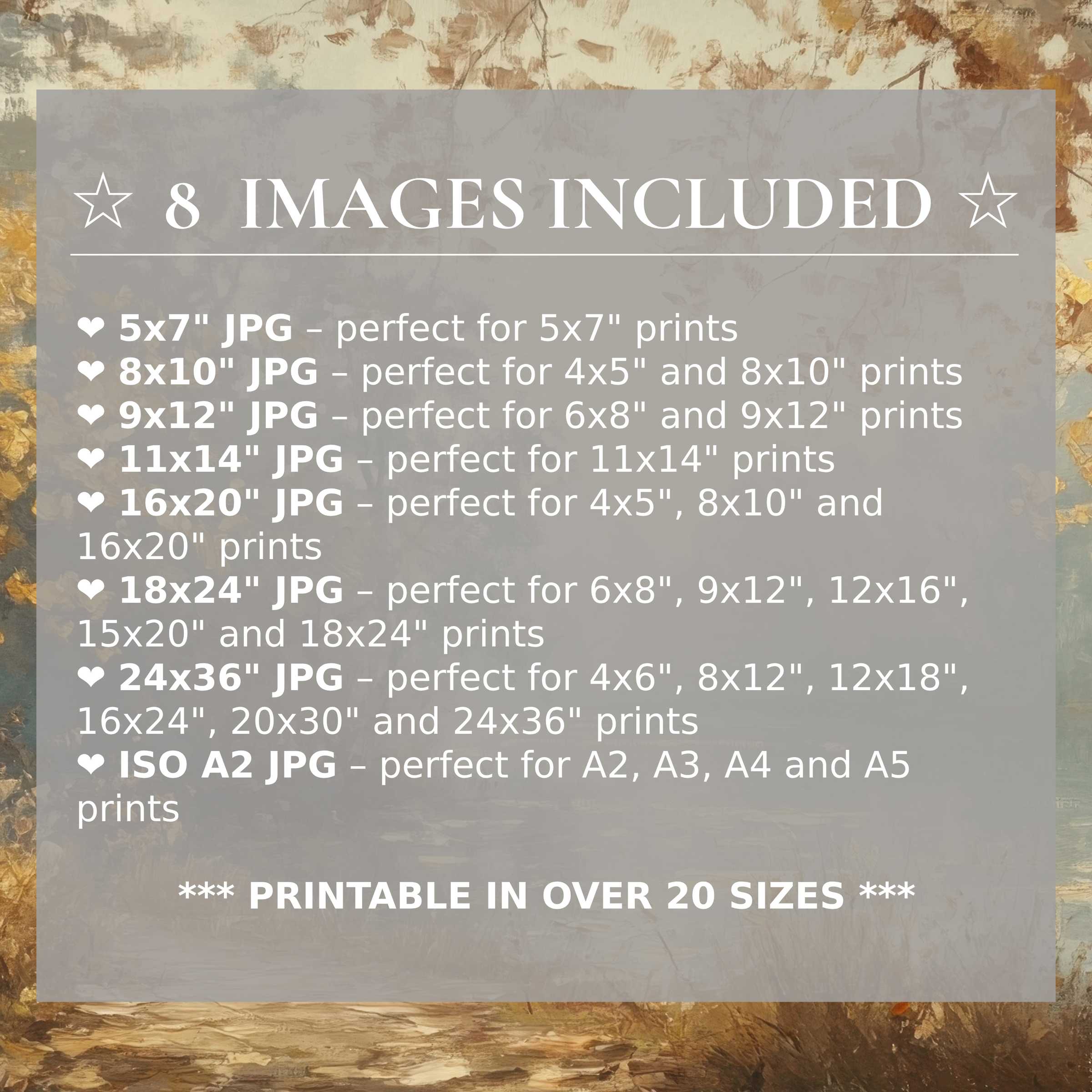Radiant fall digital print in warm amber, caramel, and soft blue hues, offered in 8 high-quality sizes to elevate modern interiors with timeless style and versatile elegance