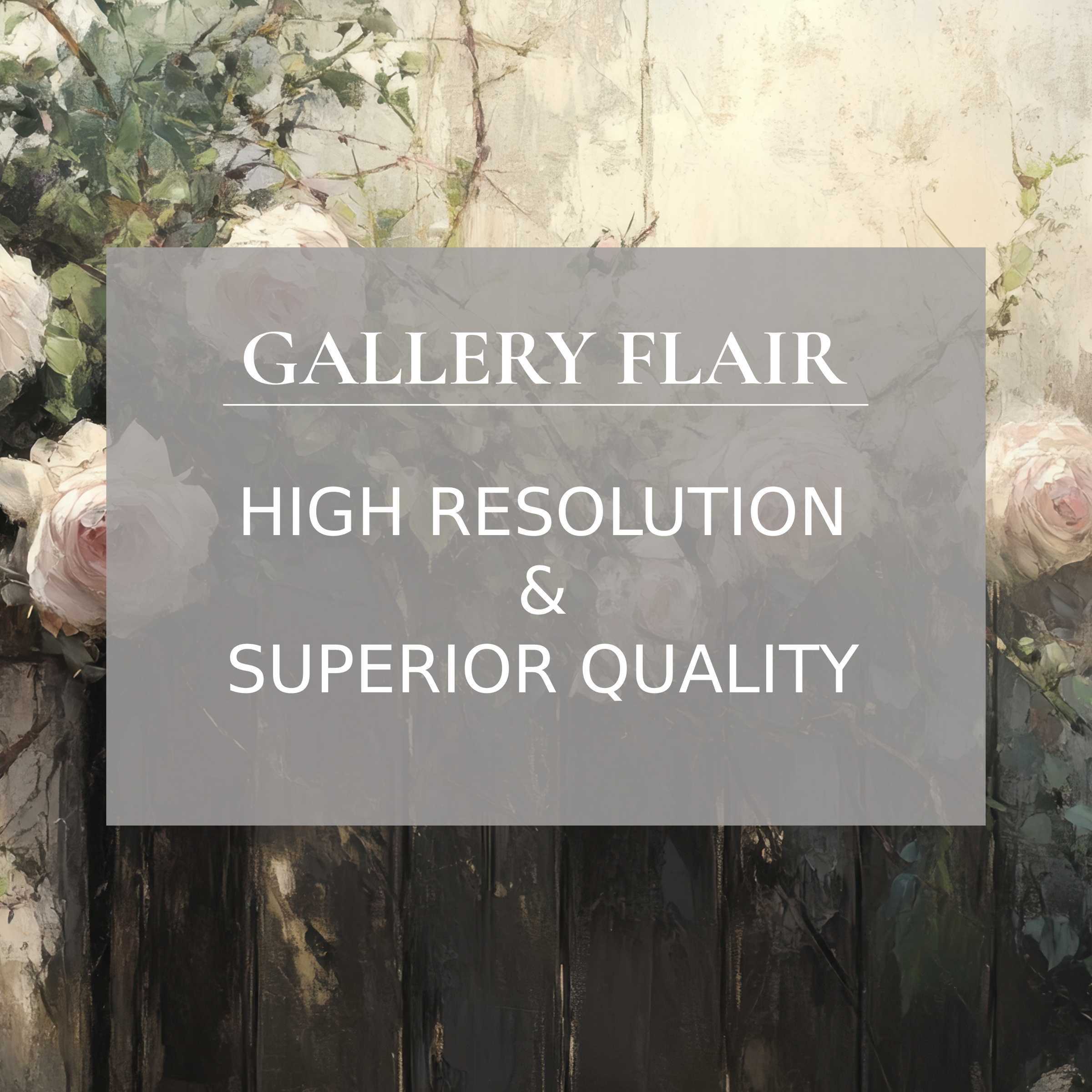 Elegant, high-res botanical Frame TV picture with refined floral brushwork and exceptional visual clarity for modern decor