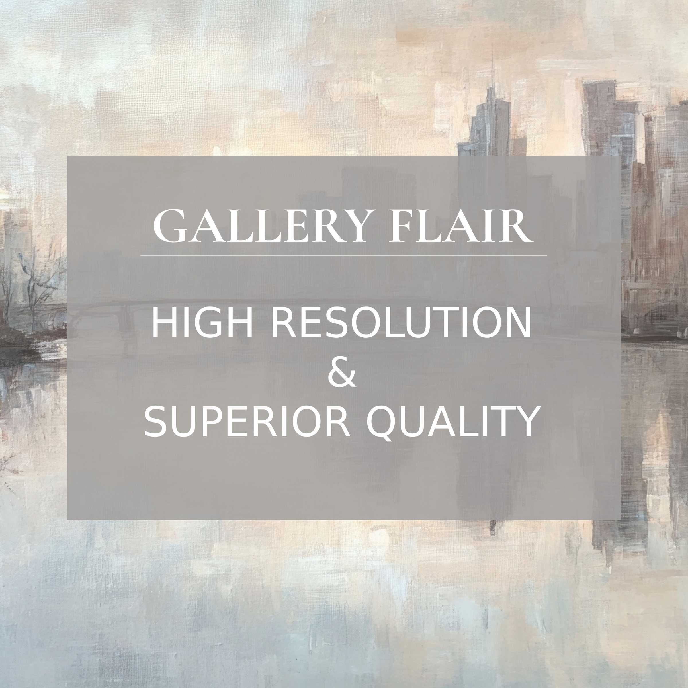Ethereal urban printable art capturing a serene cityscape at dawn, with exquisite detail enhancing any modern living space