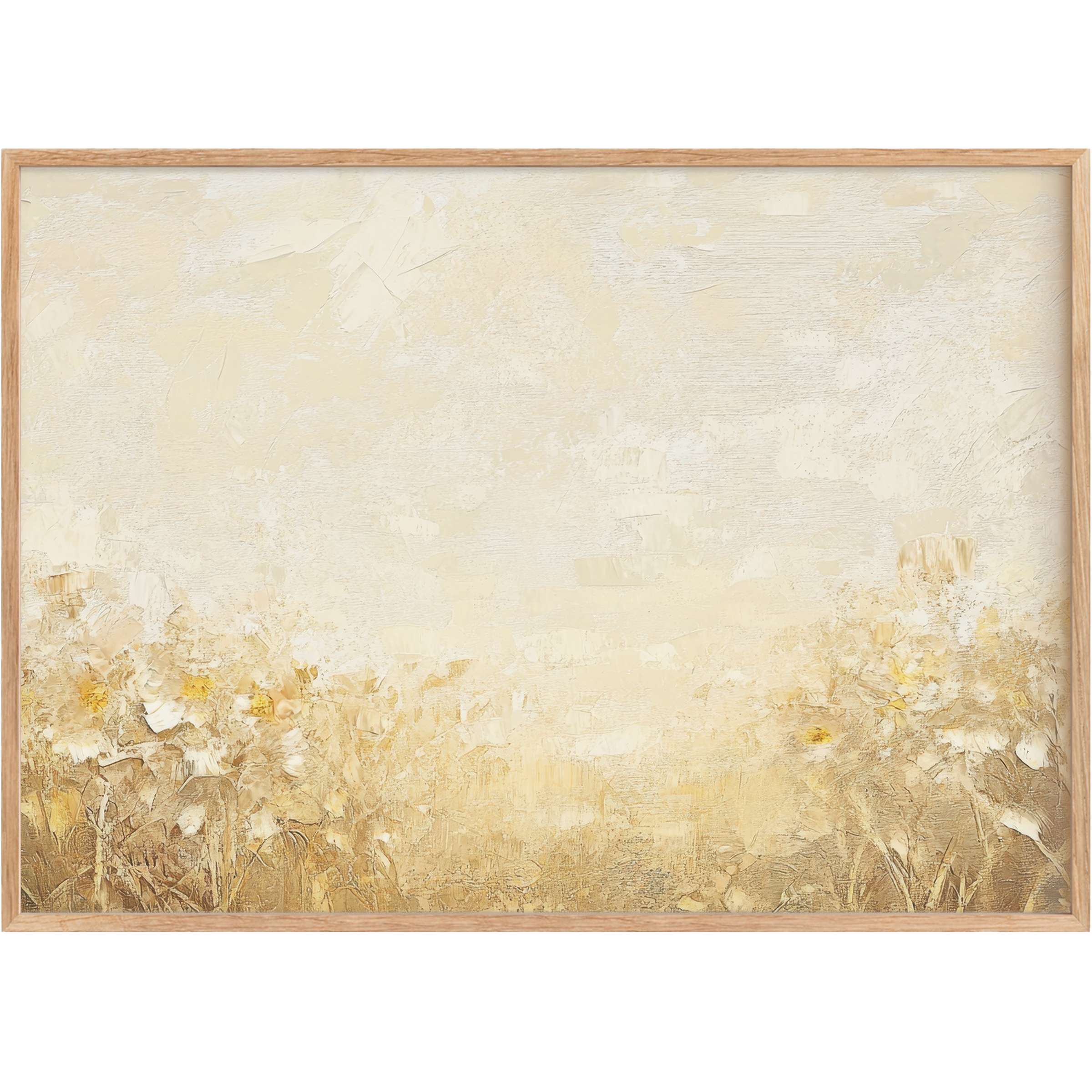 Vintage printable wall art with soft gold and cream hues, creating a warm, radiant ambiance that elevates elegant living spaces