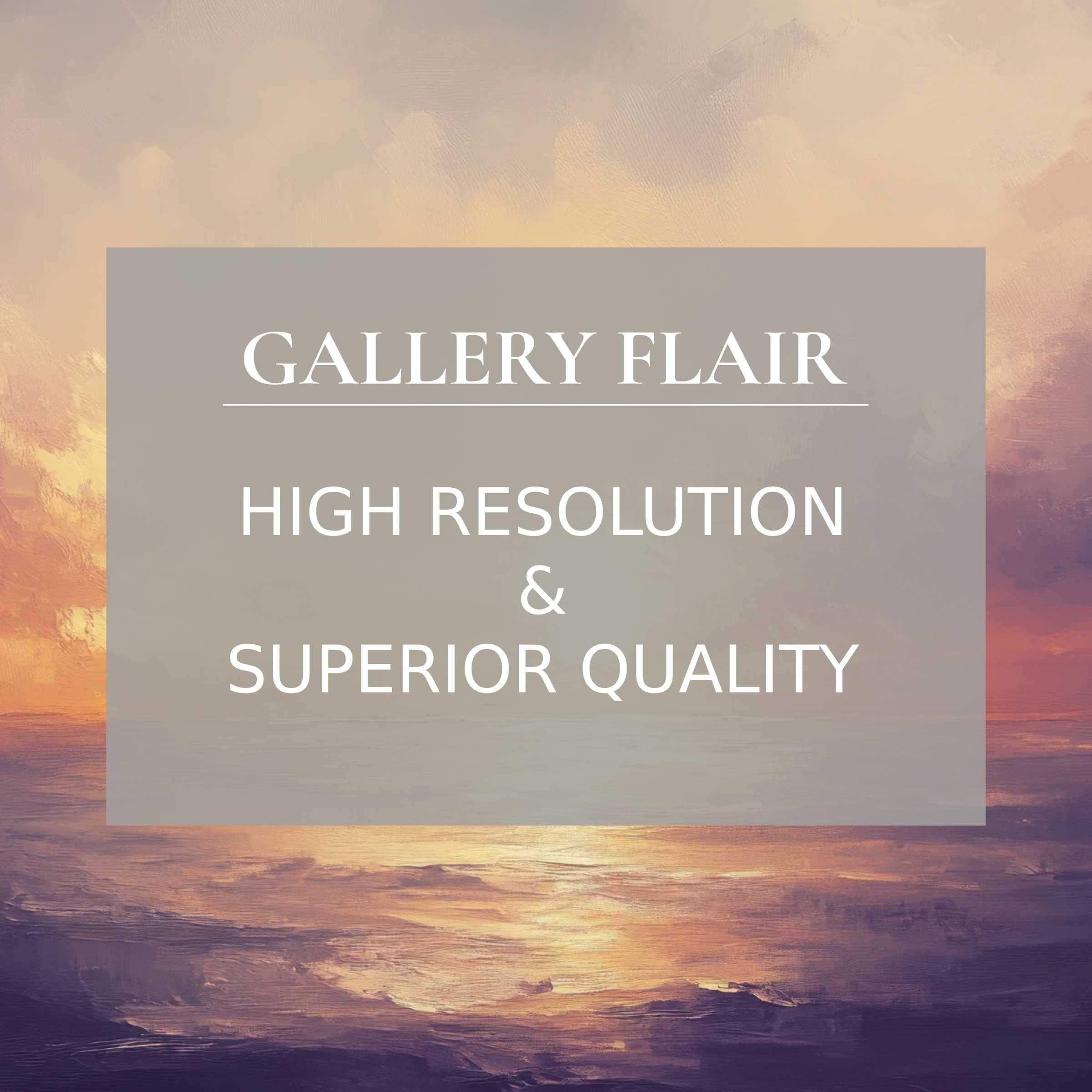 Radiant landscape printable art capturing a serene sunset over calm waters, enriching modern interiors with refined, high-resolution detail