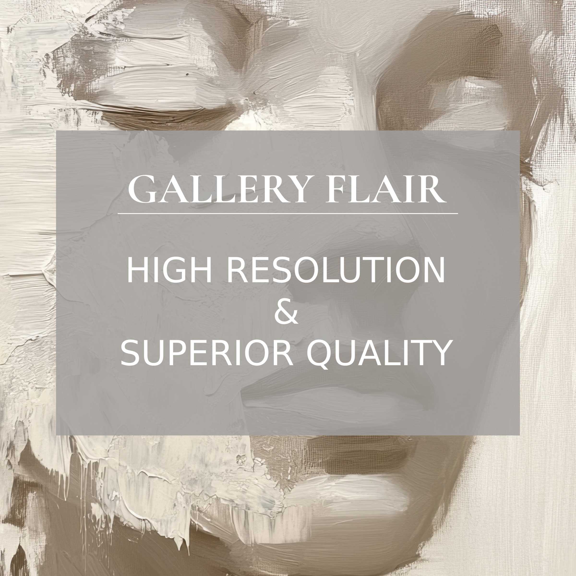Elegant neutral Frame TV picture with refined brushstrokes, high resolution, and exceptional visual clarity