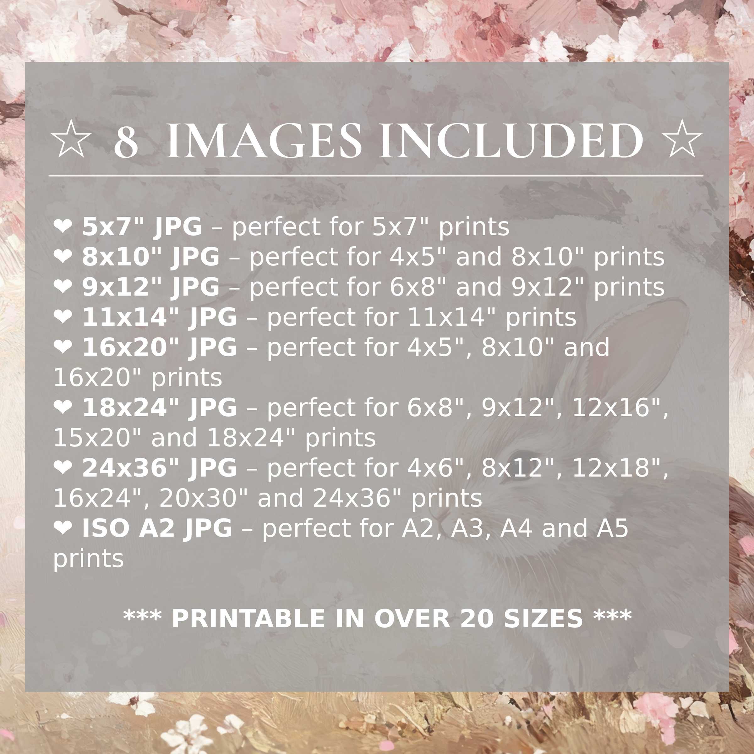 Radiant Easter digital print in soft pinks and warm neutrals, elevating modern interiors with elegance and versatile style; includes 8 high-quality sizes