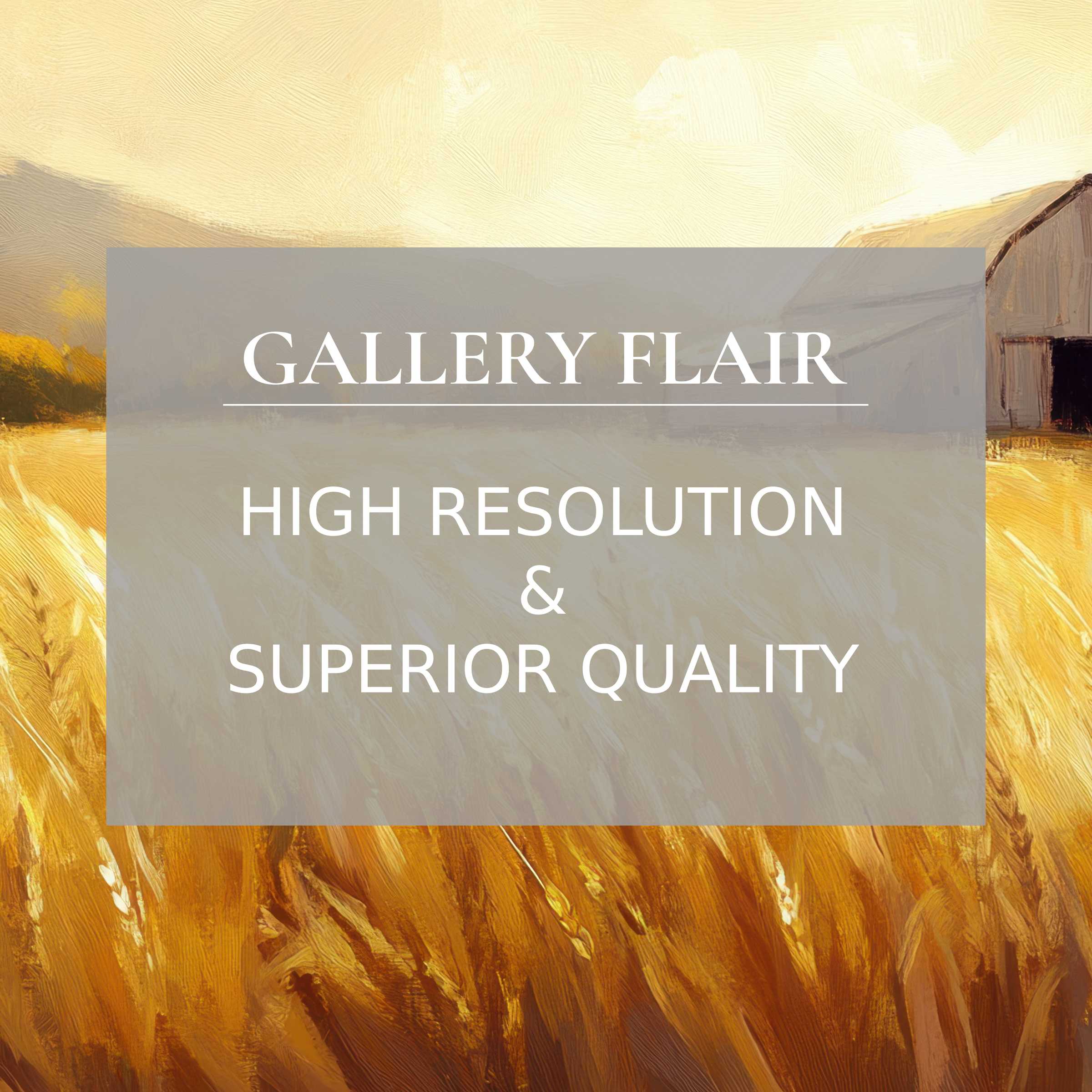 Golden wheat fields brushstroked with radiant detail in this farmhouse printable art, infusing modern interiors with serene rustic charm