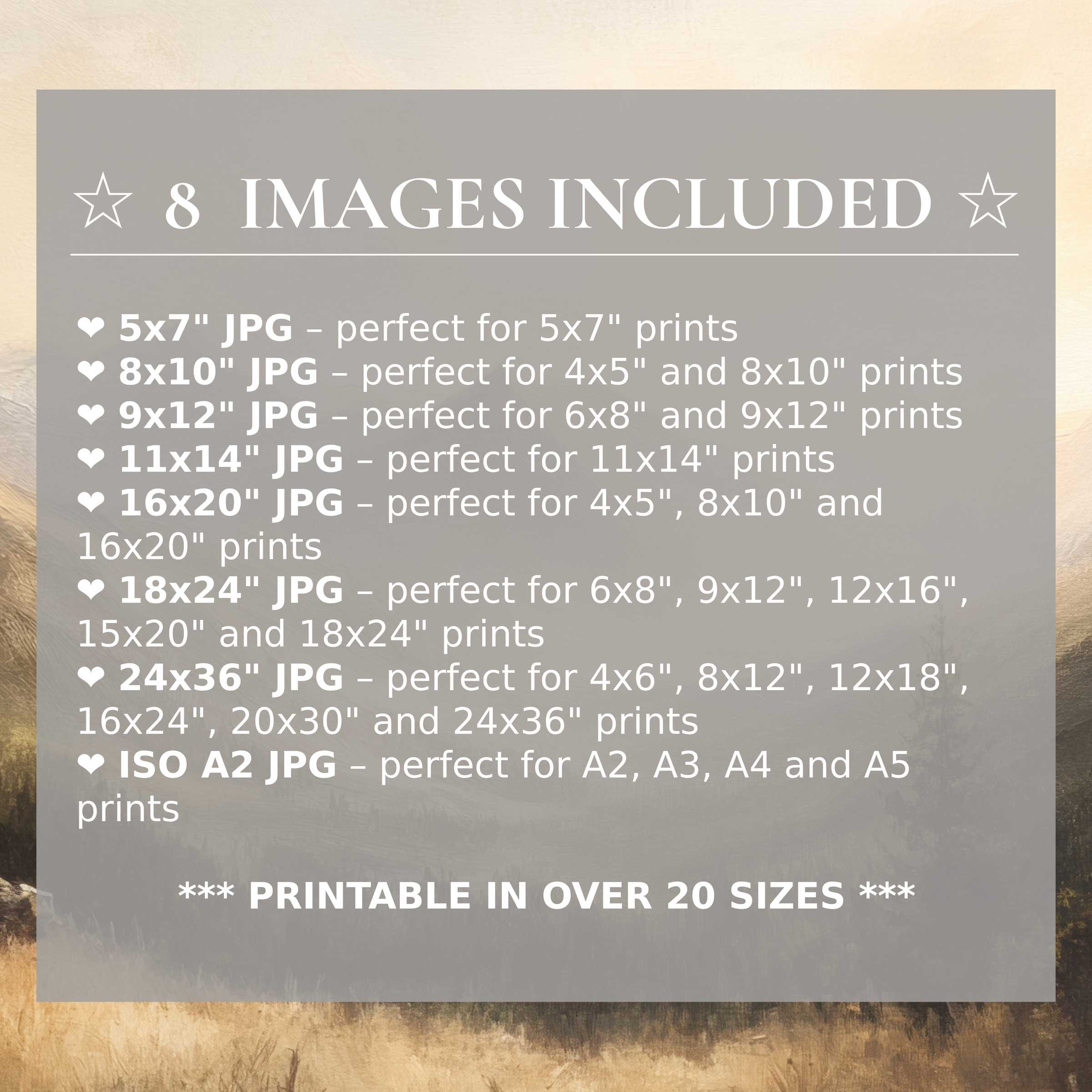 Radiant summer digital print in warm beige and soft gray tones, elevating modern interiors with versatile style Includes 8 high-quality sizes with download