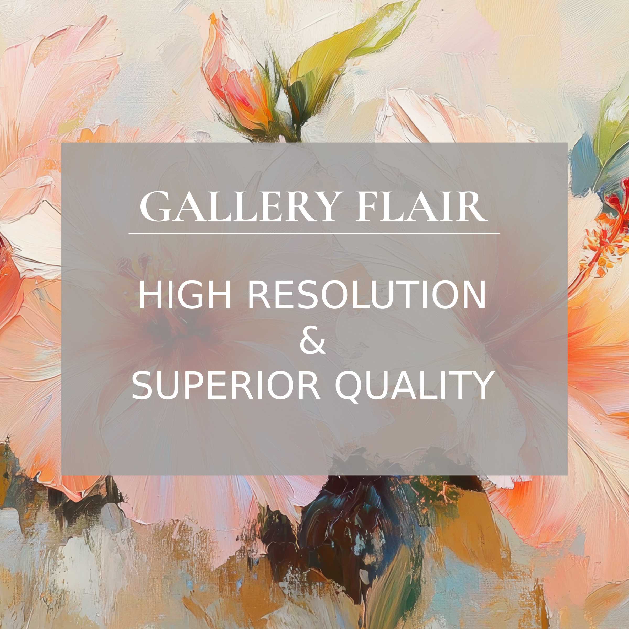 Elegant botanical Frame TV picture with high-resolution floral textures and refined, modern clarity