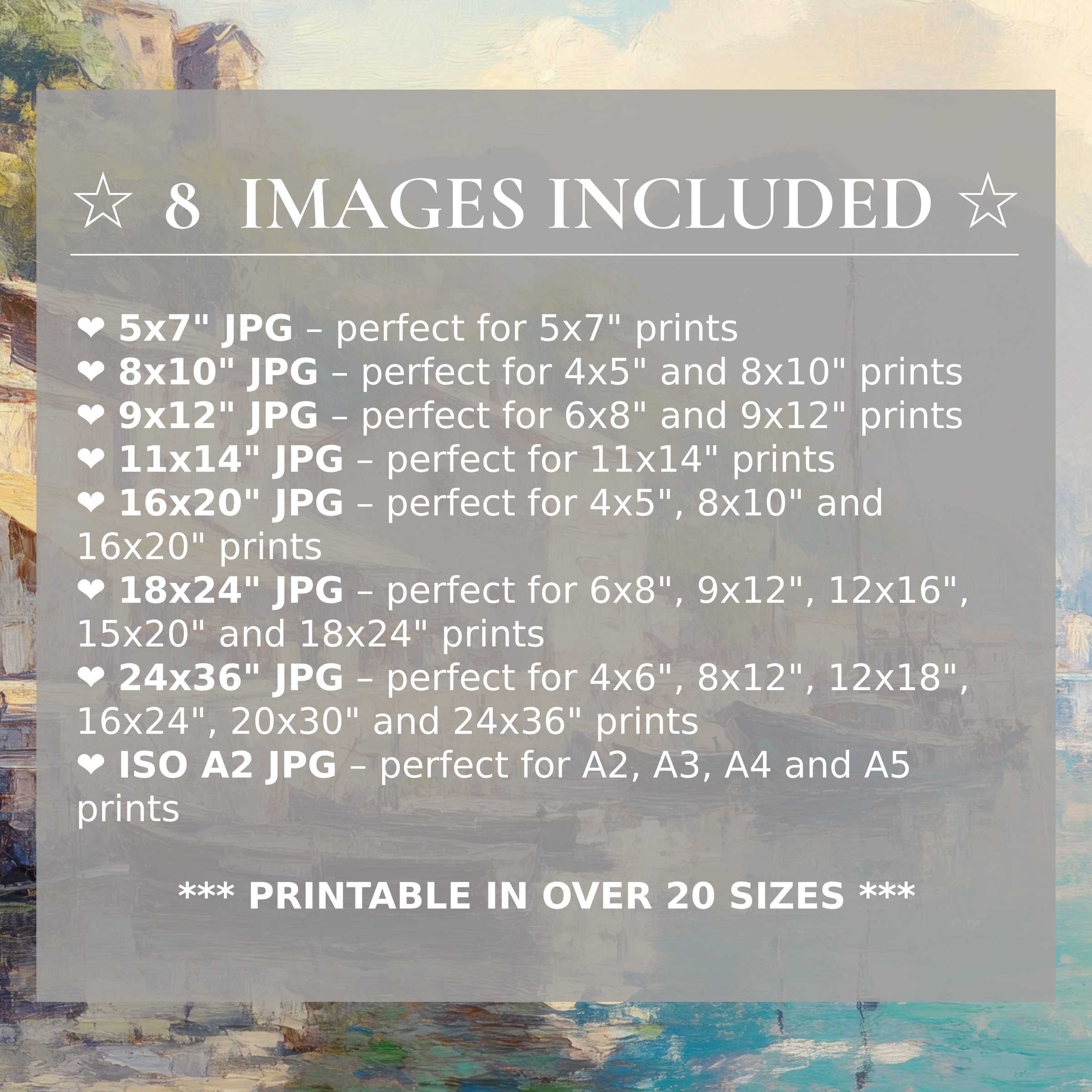 Vintage digital print radiating warm ochre and soft blues, elevating modern interiors with timeless elegance in 8 high-quality sizes