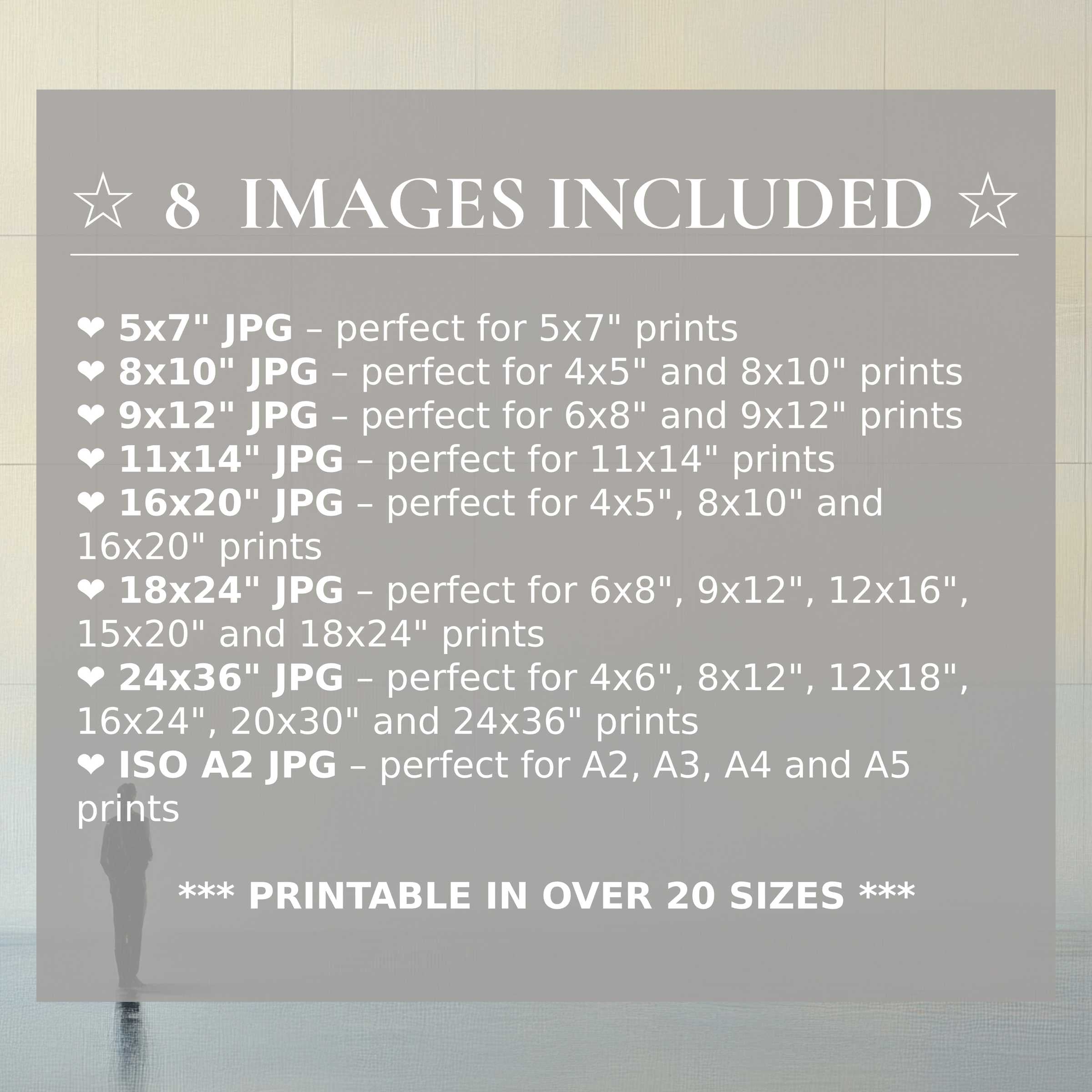Neutral digital print radiating calm, blending soft beiges and grays, elevates modern interiors with style; includes 8 high-quality sizes