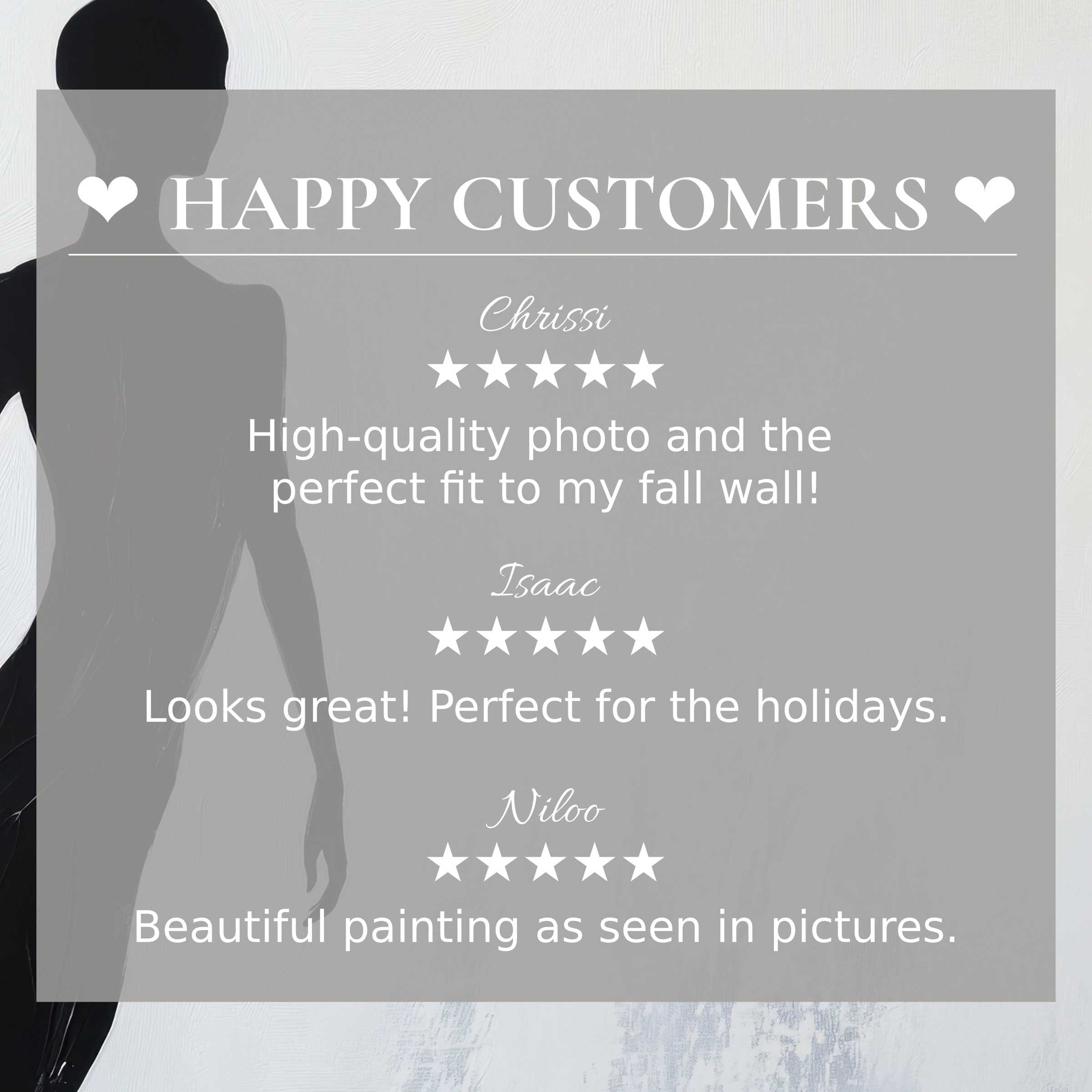 Minimalist art for Frame TV with abstract neutral tones; happy customer reviews build trust and highlight elegant style