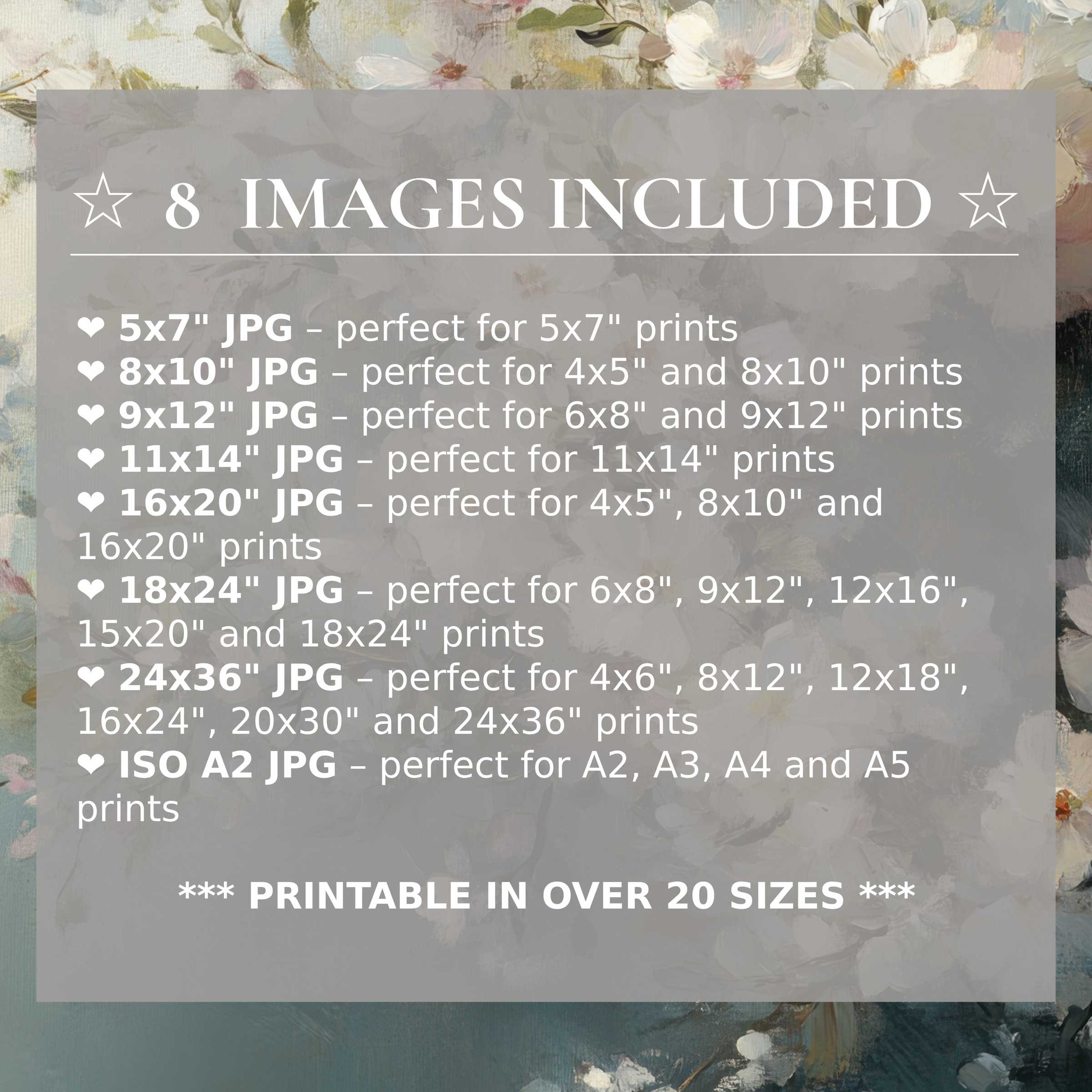 Easter digital print radiates soft pastels and serene florals, offering 8 high-quality sizes to elevate modern interiors with timeless elegance