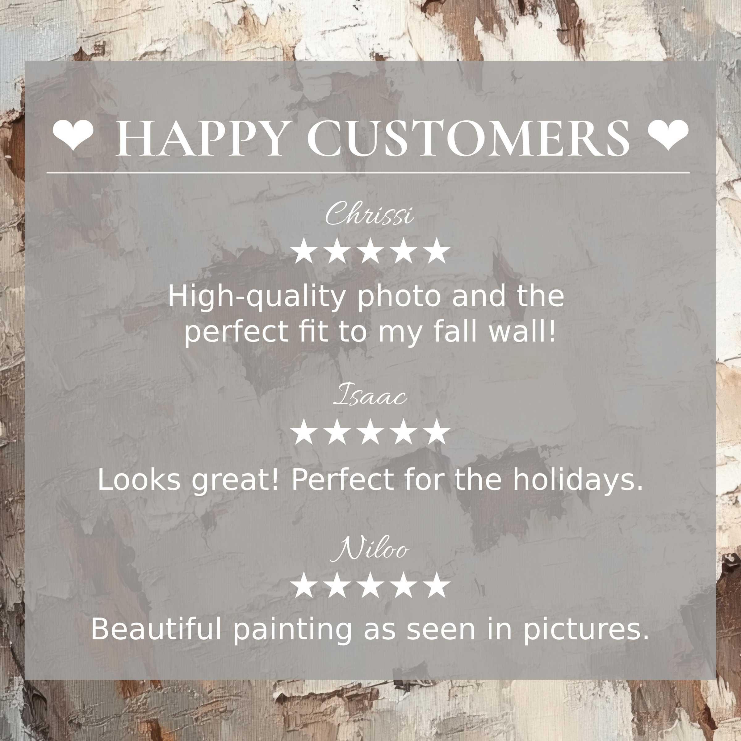 Elegant abstract sunset background with trees art for Frame TV and happy customer reviews fostering trust