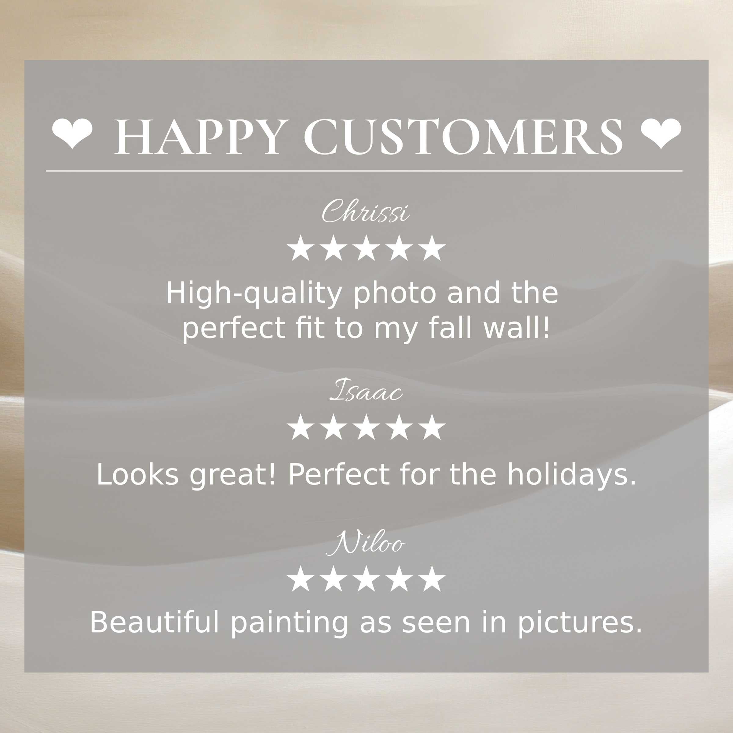 Neutral art for Frame TV with soft wave hues and happy customer reviews building trust and refined elegance