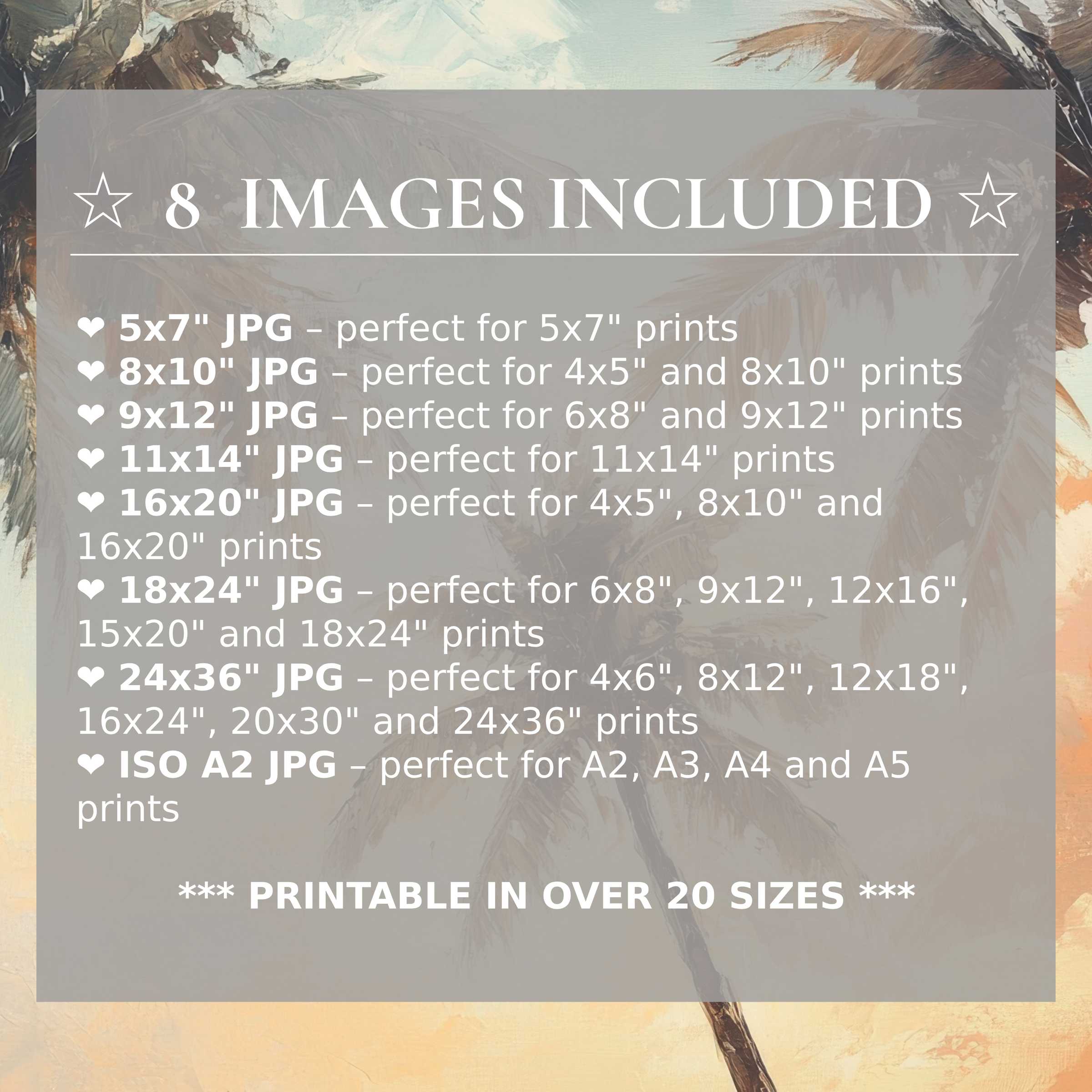 Radiant beach digital print in soft blues and warm neutrals, elevating modern interiors with 8 high-quality sizes included