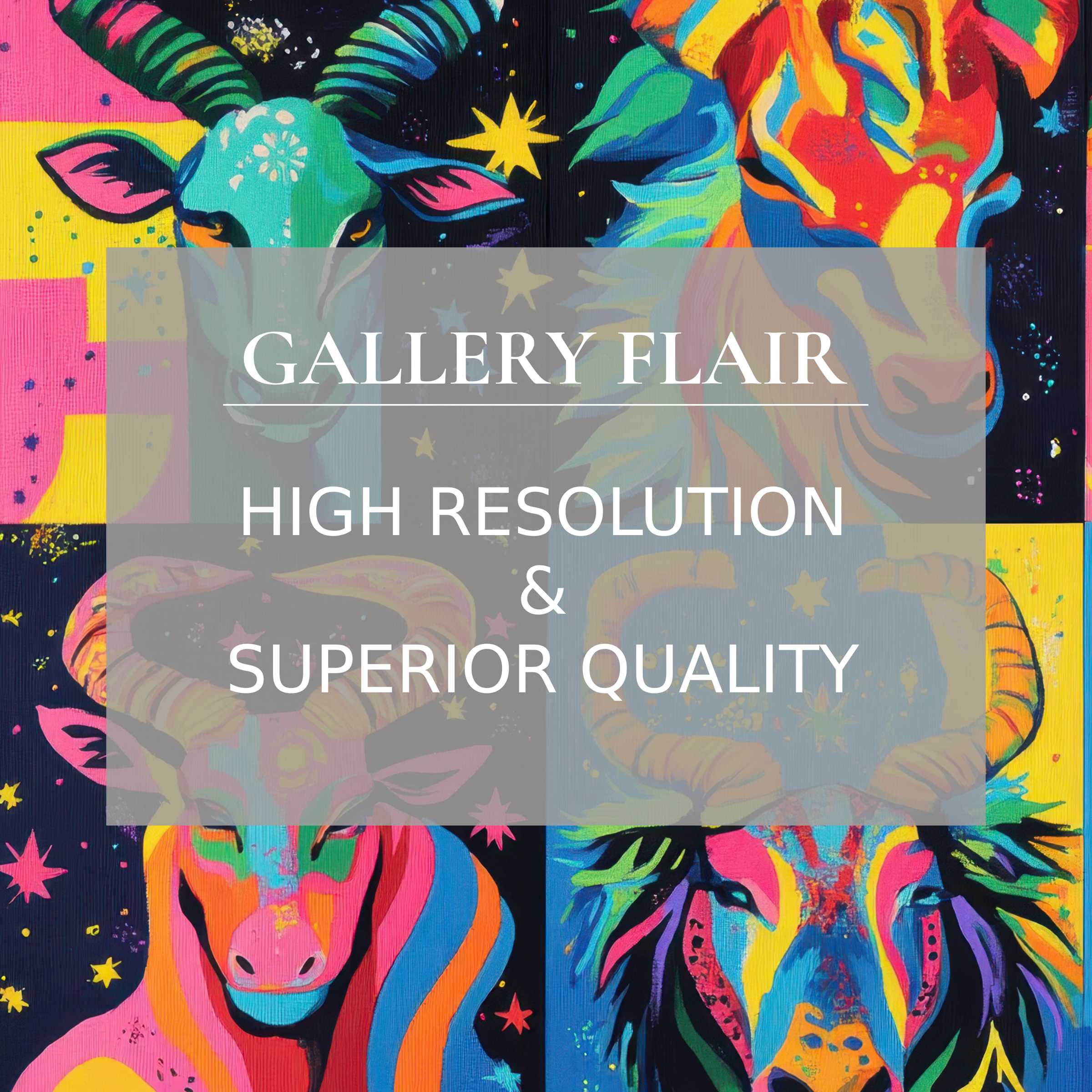 Vibrant pop art Frame TV picture with sharp resolution, elegant color contrasts, and refined visual clarity for modern decor