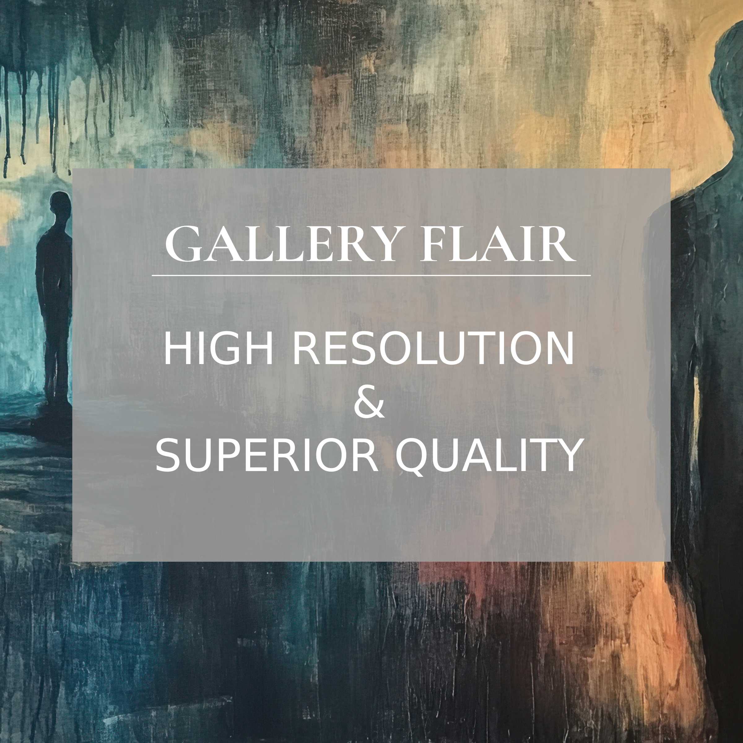 Modern printable art in deep blues and warm earth tones, offering a serene, textured ambiance that elevates luxury interiors