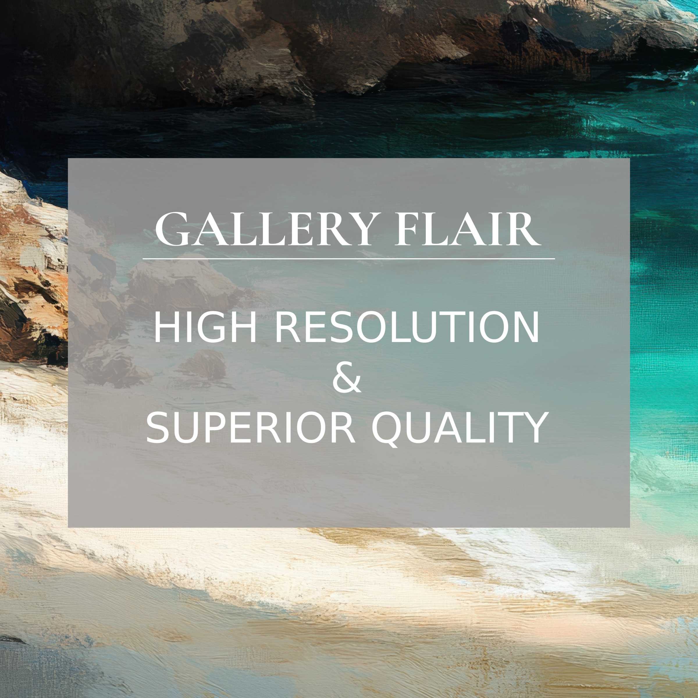 Calming beach printable art with rich textures and radiant turquoise hues, perfect for elevating modern coastal interiors