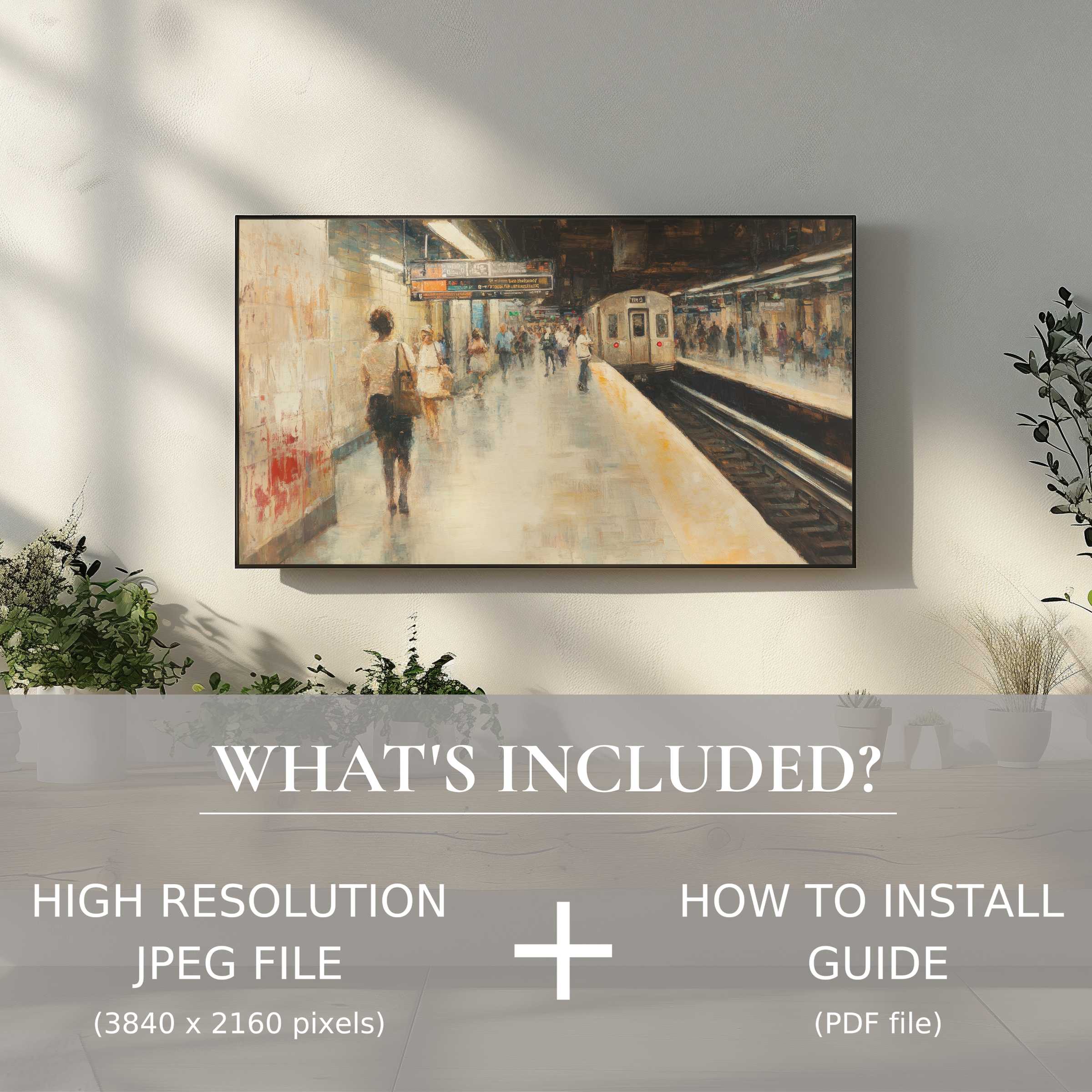Urban digital TV art download effortlessly elevates your living space with stylish, modern ambiance and easy digital use