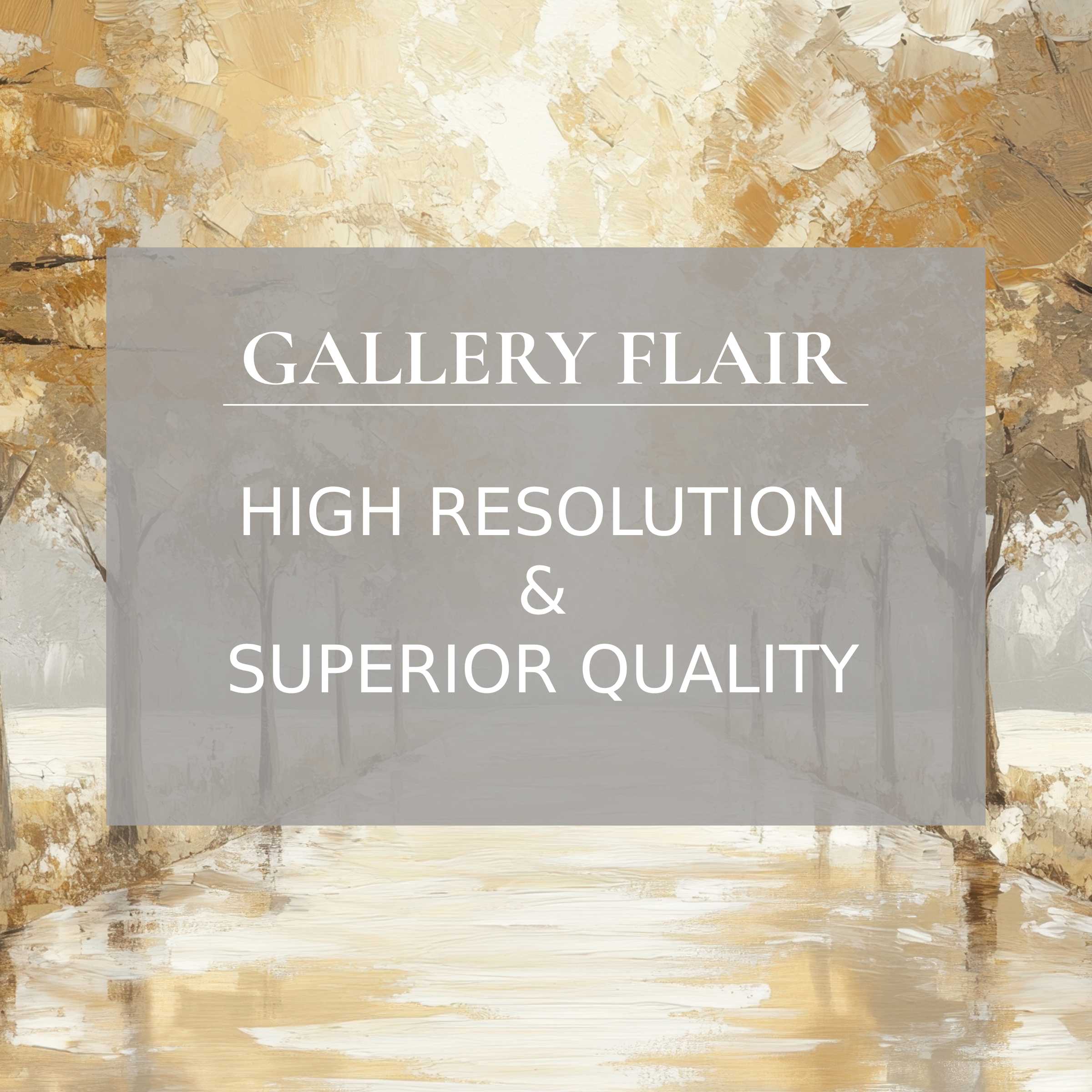 Elegant tree printable art in warm gold tones, offering a calming, textured landscape that elevates modern interiors with premium detail and refined ambiance