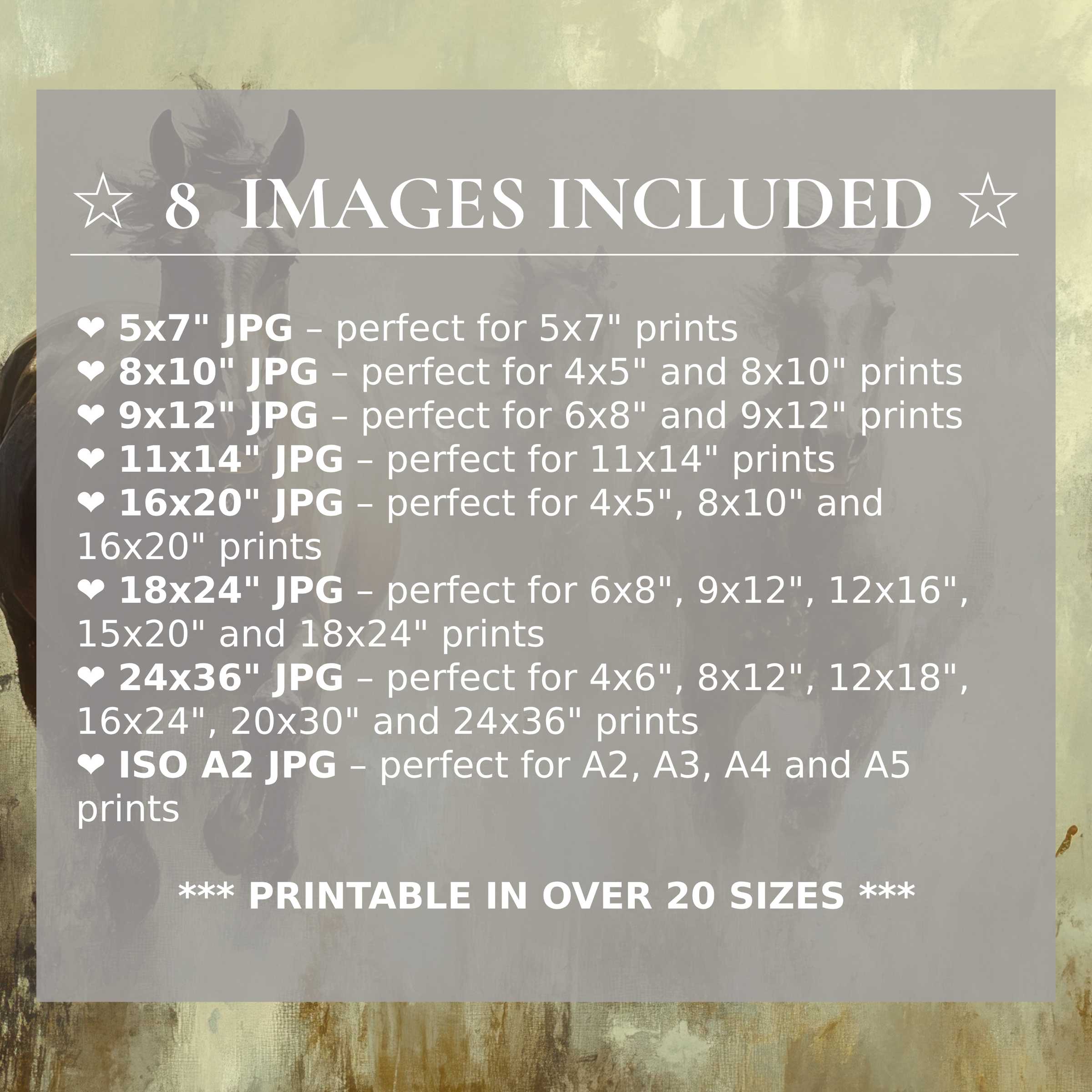 Radiant vintage digital print in warm earthy tones, delivering timeless elegance and calming ambiance with 8 high-quality sizes included