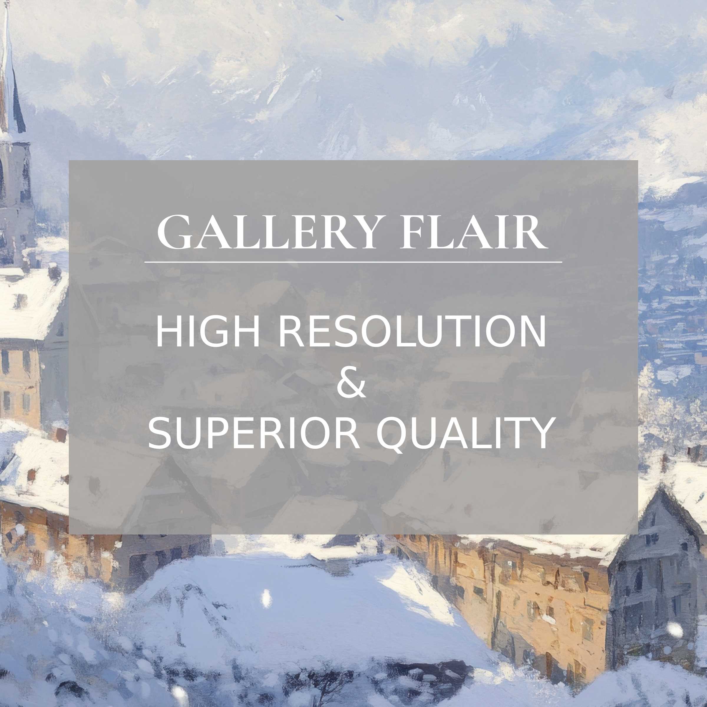 Winter printable art capturing a serene snow-blanketed village scene, radiating a calming, refined ambiance Expertly detailed, this premium digital artwork elevates modern interiors with its soft palette and timeless elegance Perfect for stylish home decor seeking a tranquil seasonal accent