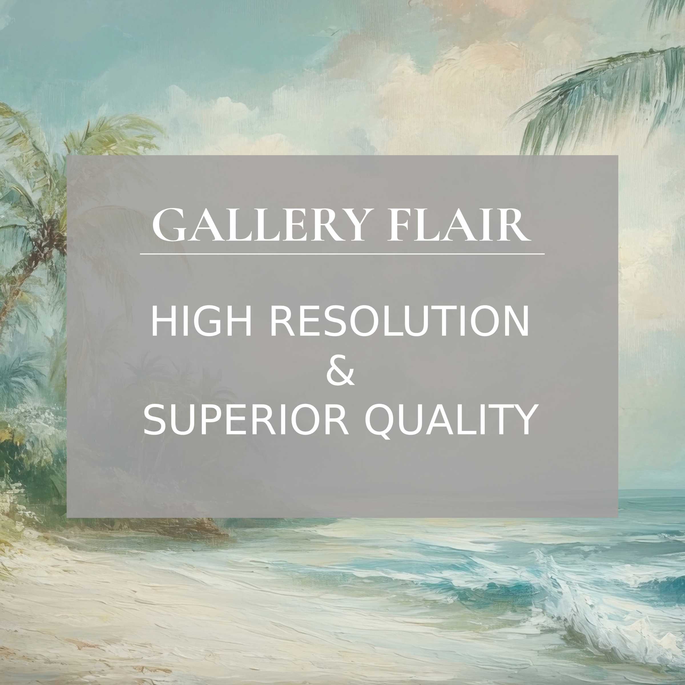 Serene summer printable art capturing a radiant tropical beachscape in exquisite detail, elevating modern interiors