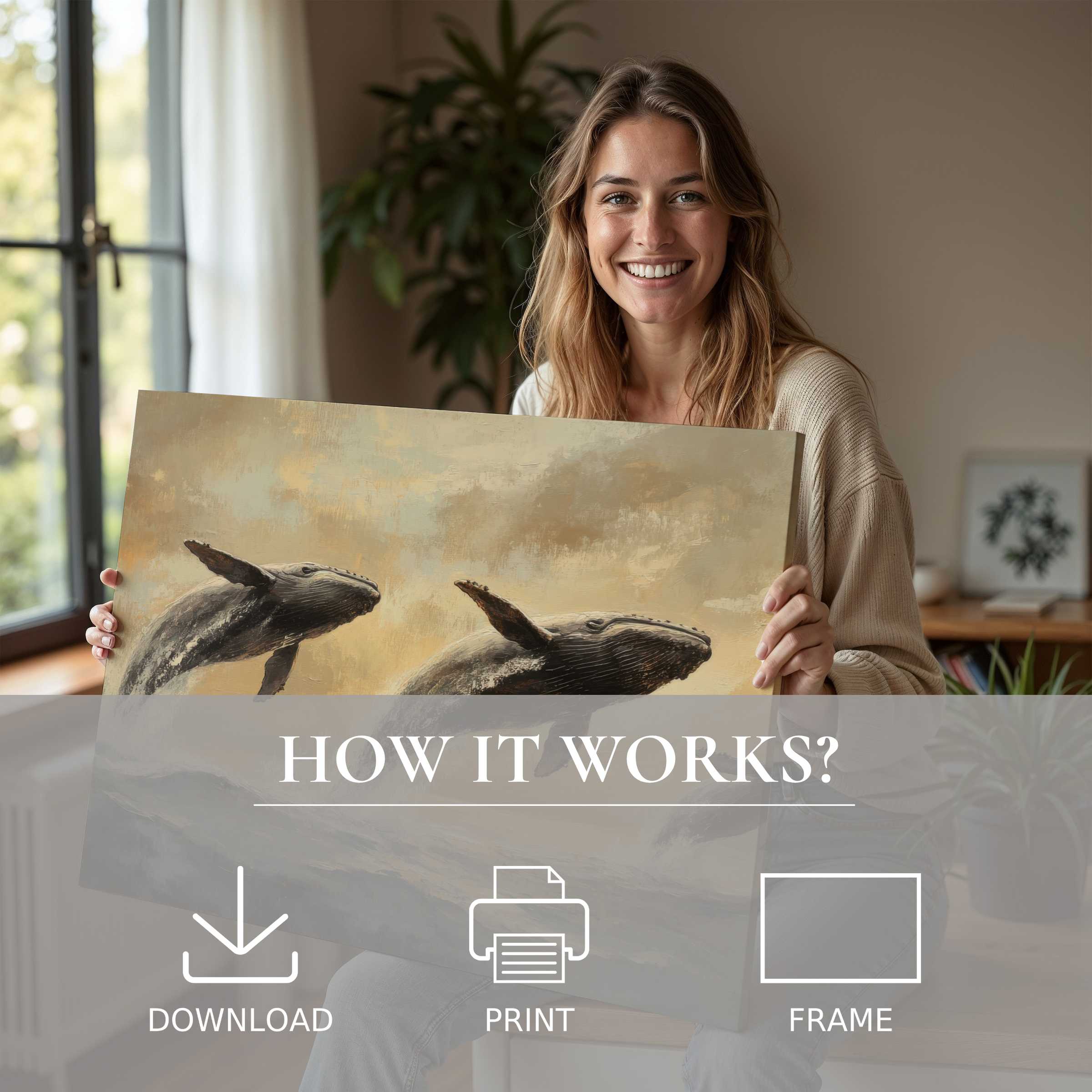 Radiate joy and tranquility with this beach digital art print, capturing quiet beauty in a modern home