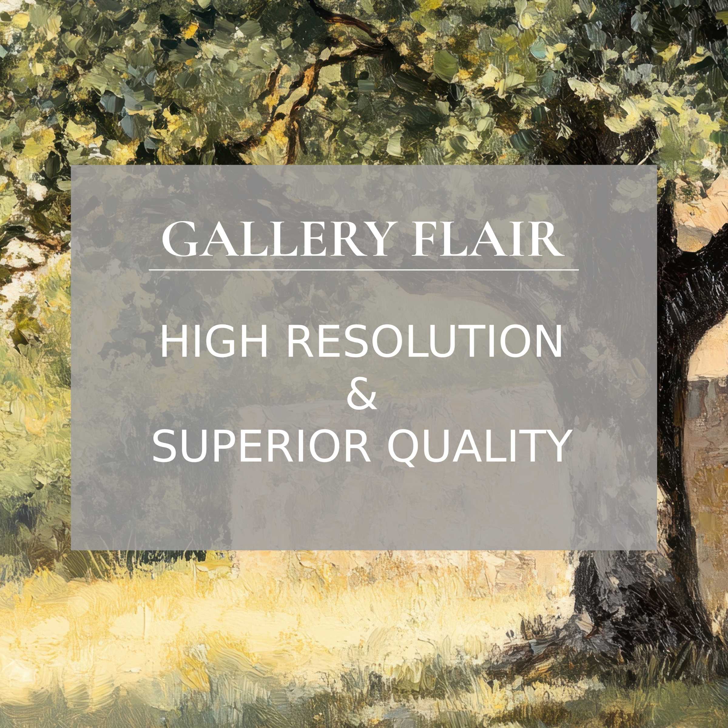 Elegant, high-resolution tree Frame TV picture showcasing refined brushwork and exquisite visual clarity for luxury decor