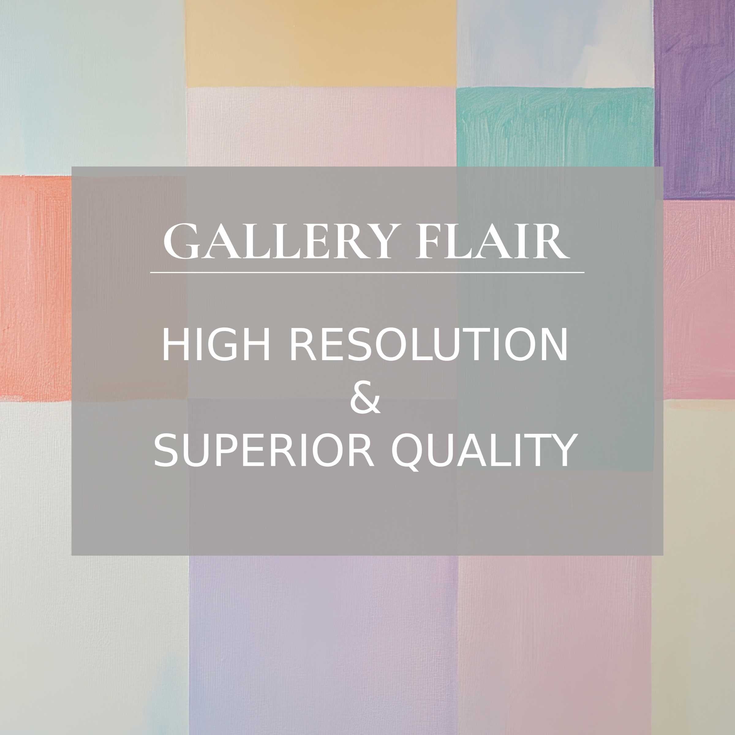 Elegant minimalist Frame TV picture with soft pastel color blocks, sharp resolution, and refined visual clarity