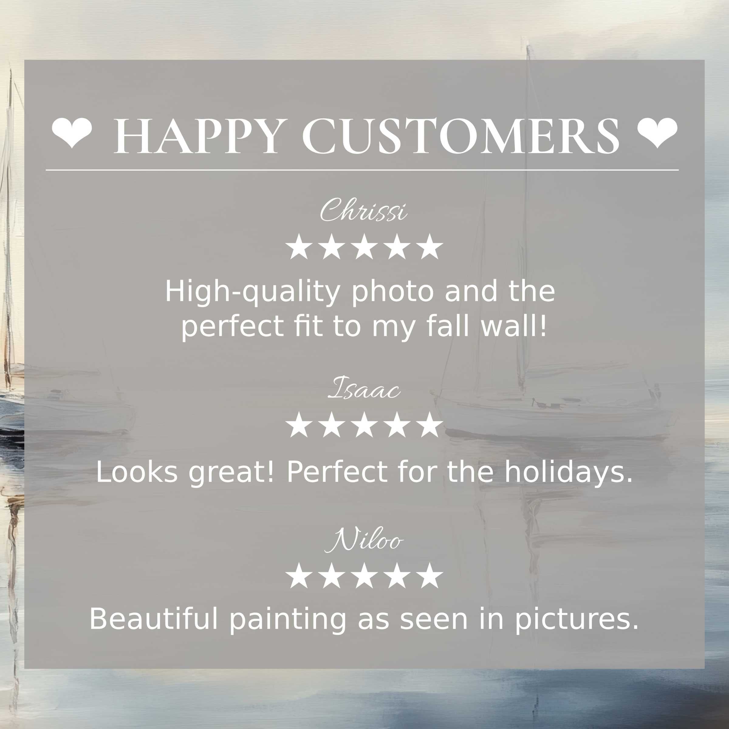 Neutral art for Frame TV with soft sailboats on a pastel sea - happy customer reviews build trust and elegance