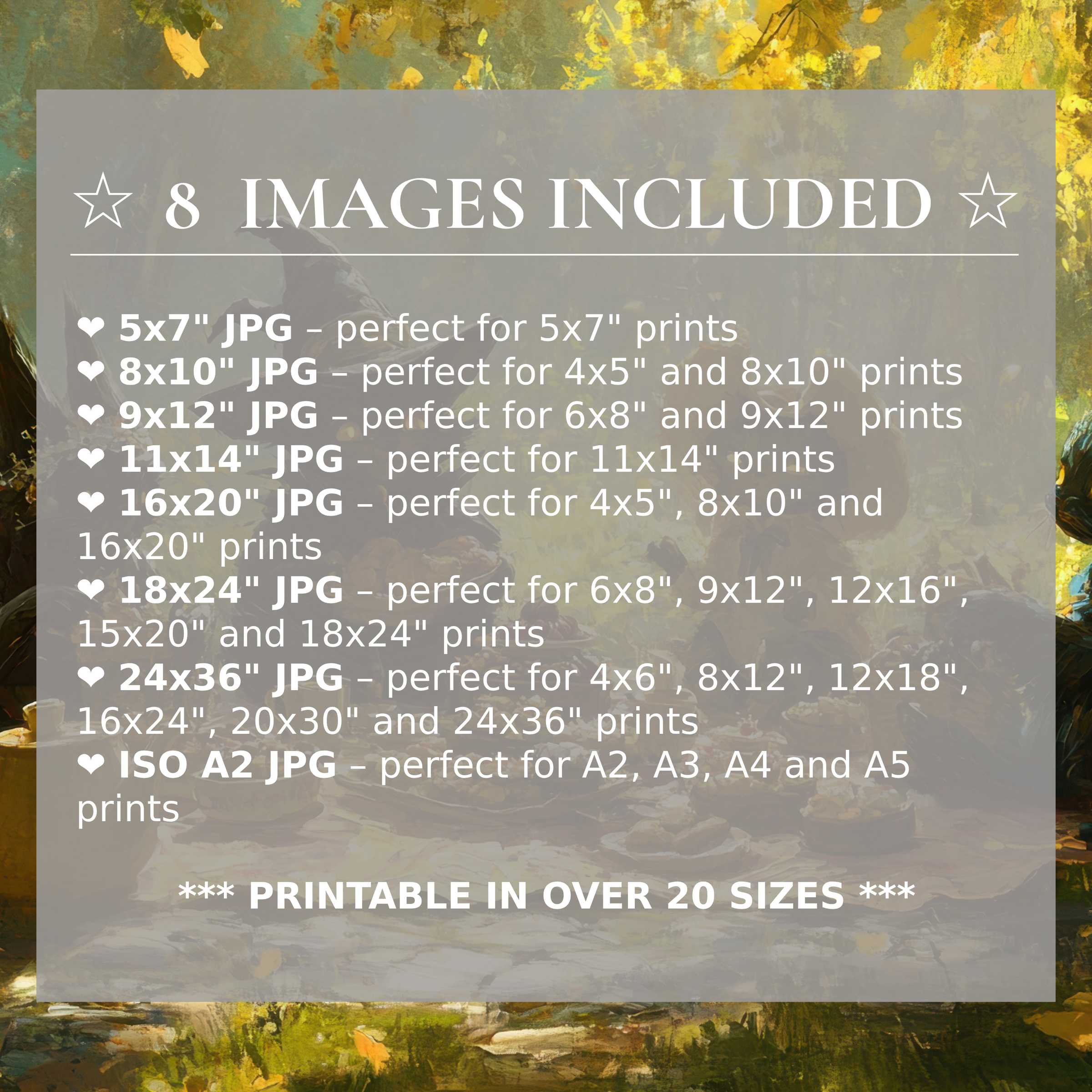 Radiant Halloween digital print blending deep greens and golden hues, elevating modern interiors with timeless style; includes 8 high-res sizes