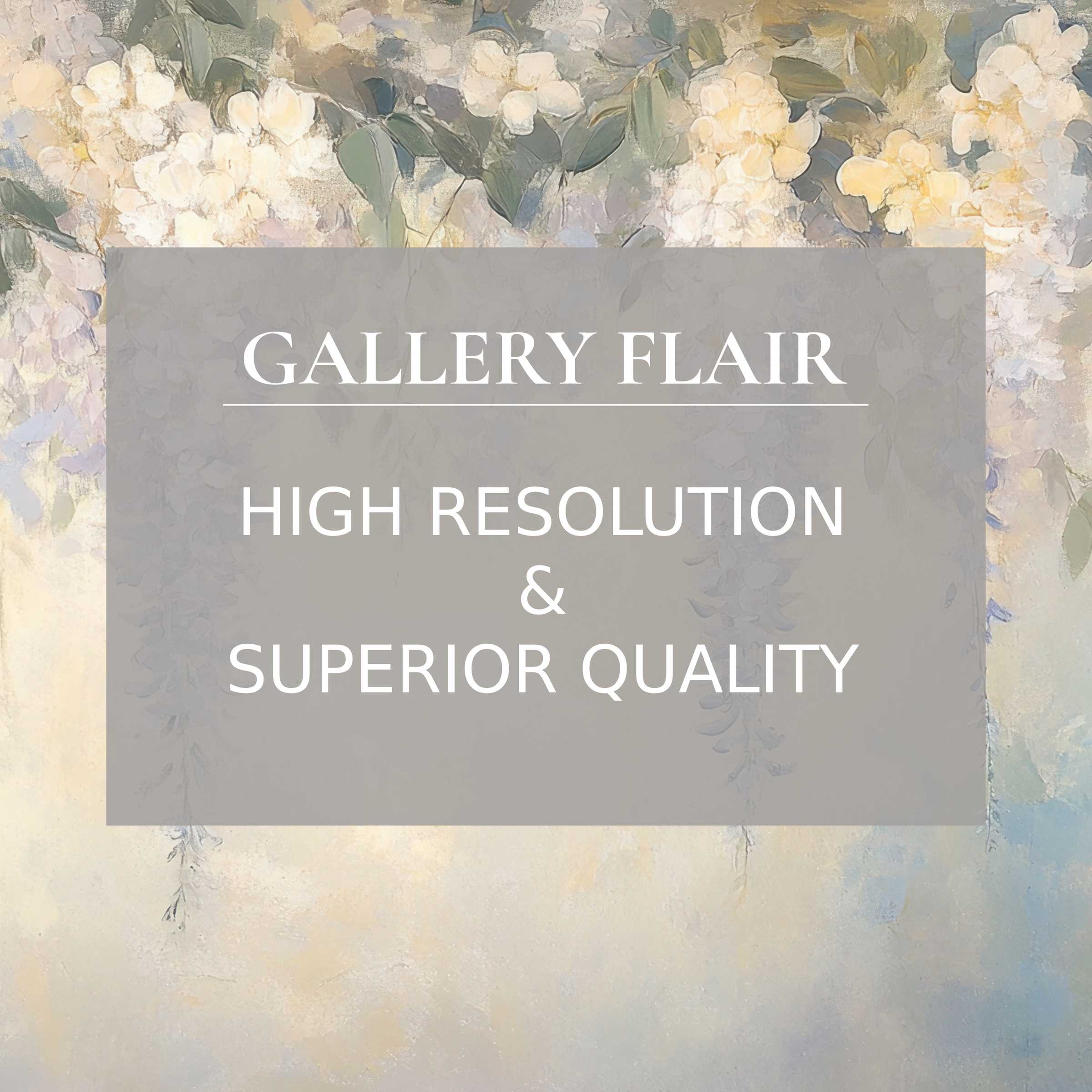 Vintage printable art featuring delicate floral blooms in soft pastels, radiating a calming, refined ambiance with exquisite detail
