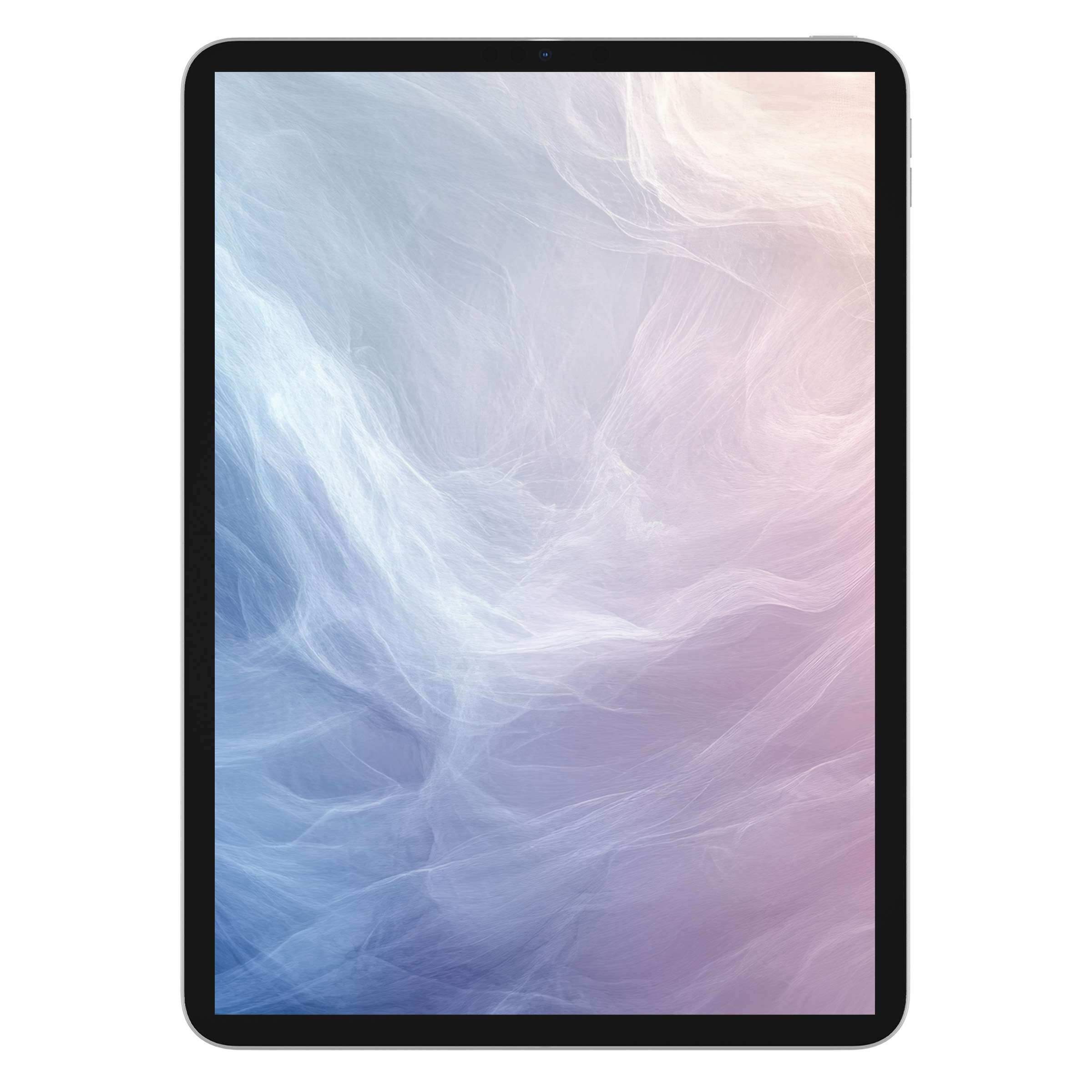 Elegant abstract iPad wallpaper with soft pastel swirls creates a calming tablet background for digital download art lovers