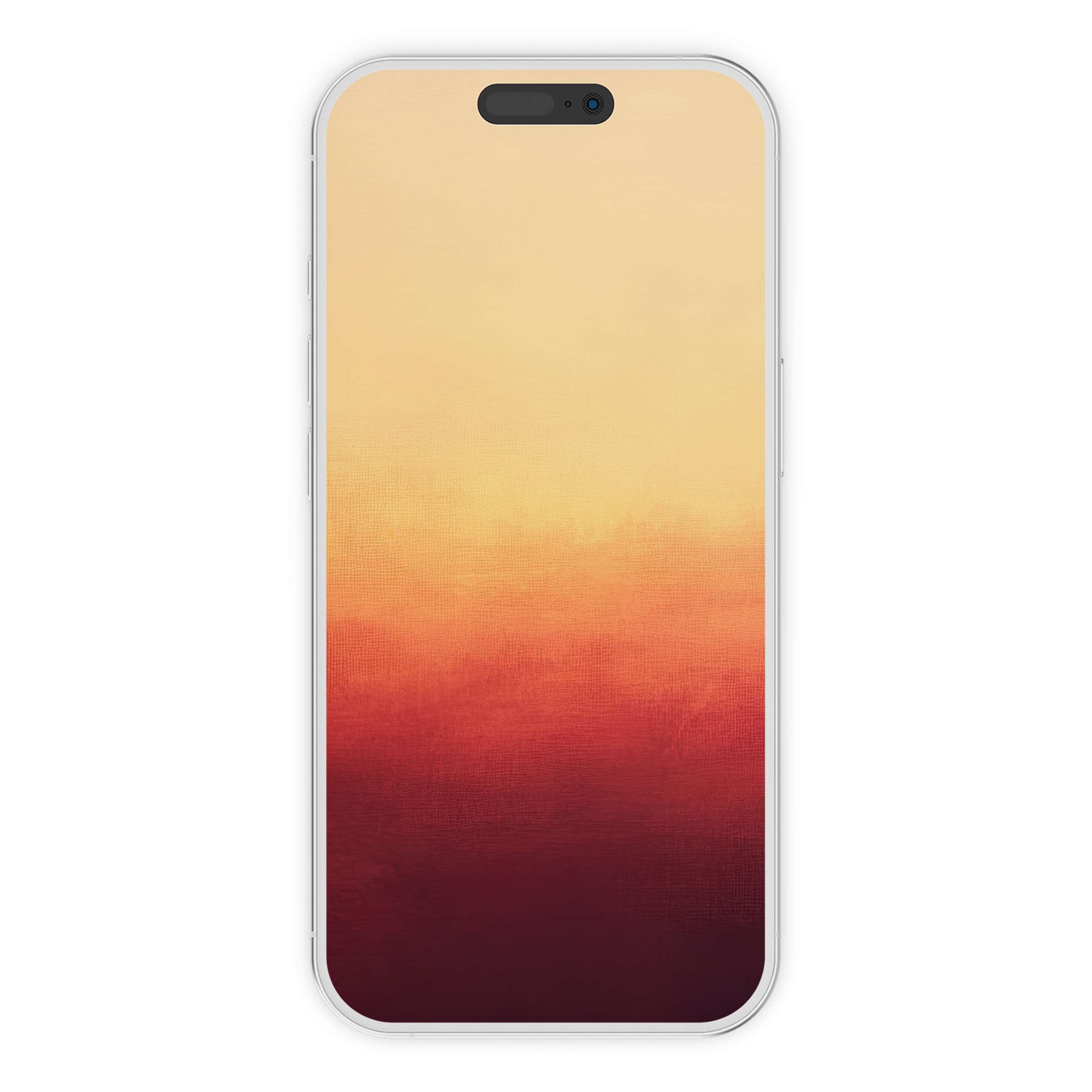 Elegant abstract iPhone wallpaper featuring a warm gradient digital download for phone background, blending calm orange and crimson hues