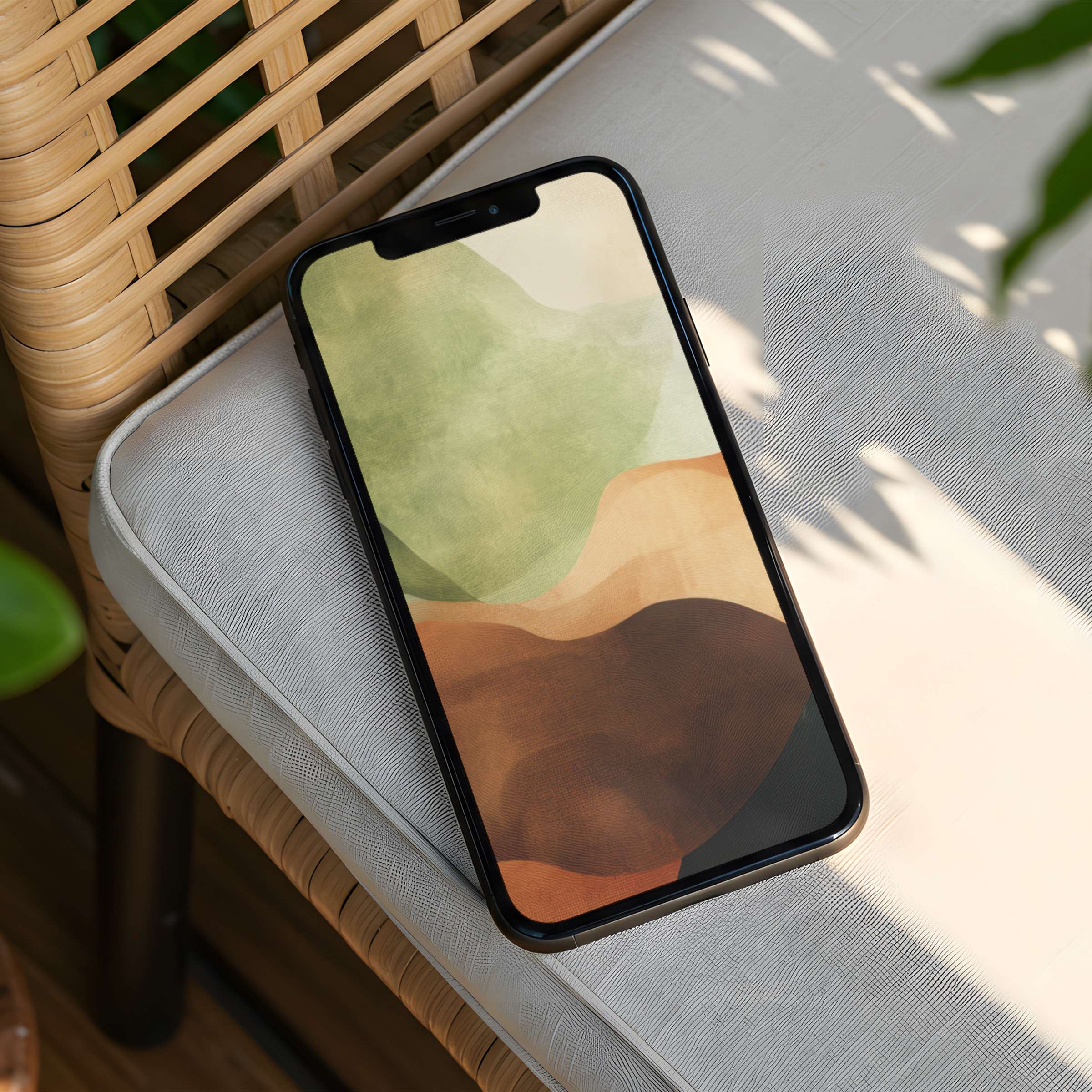 Elegant abstract hues create a calming iPhone background perfect for instant download on any phone enhancing mindful design vibes