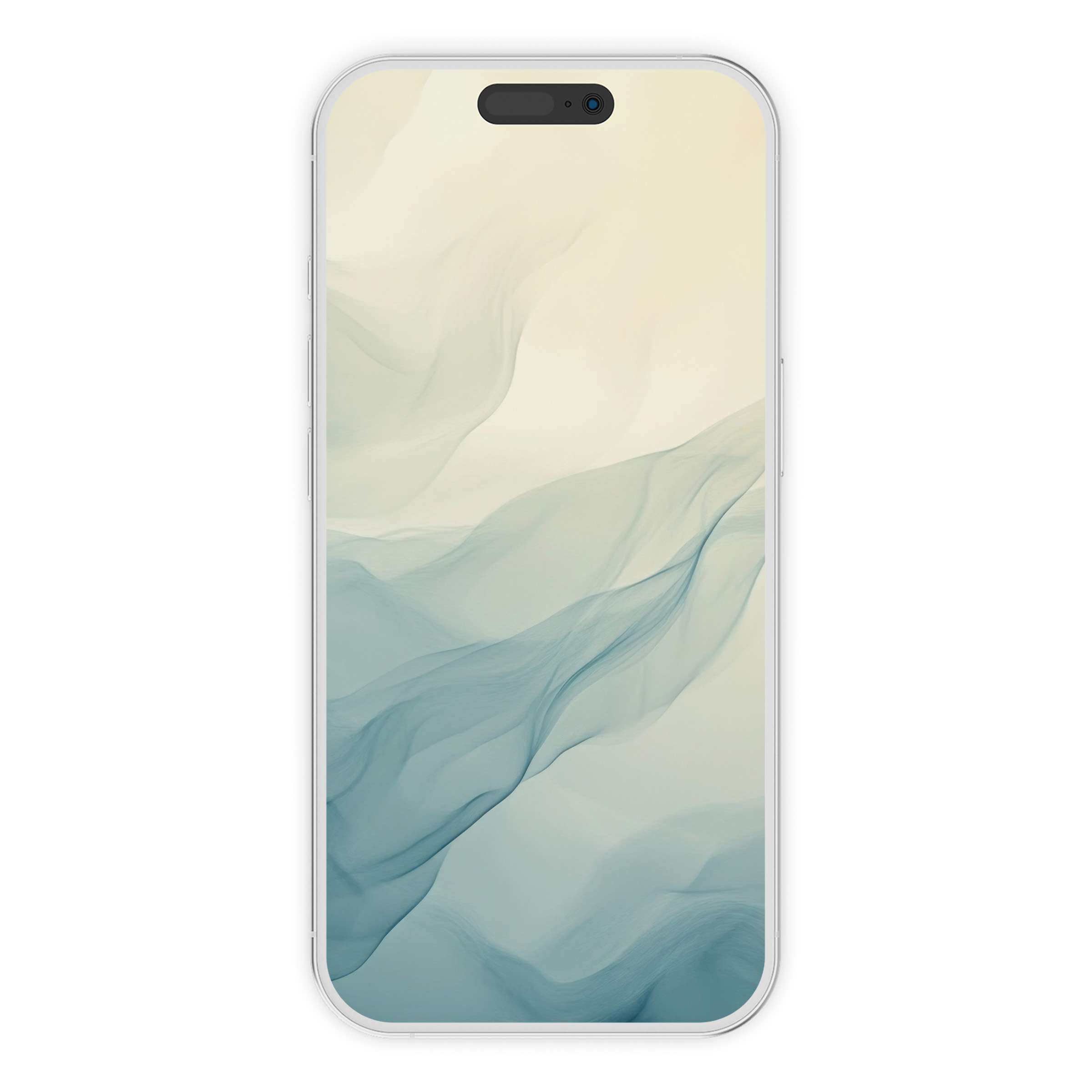 Elegant abstract iPhone wallpaper with soothing blue hues and soft textures, perfect phone background digital download for calm vibes