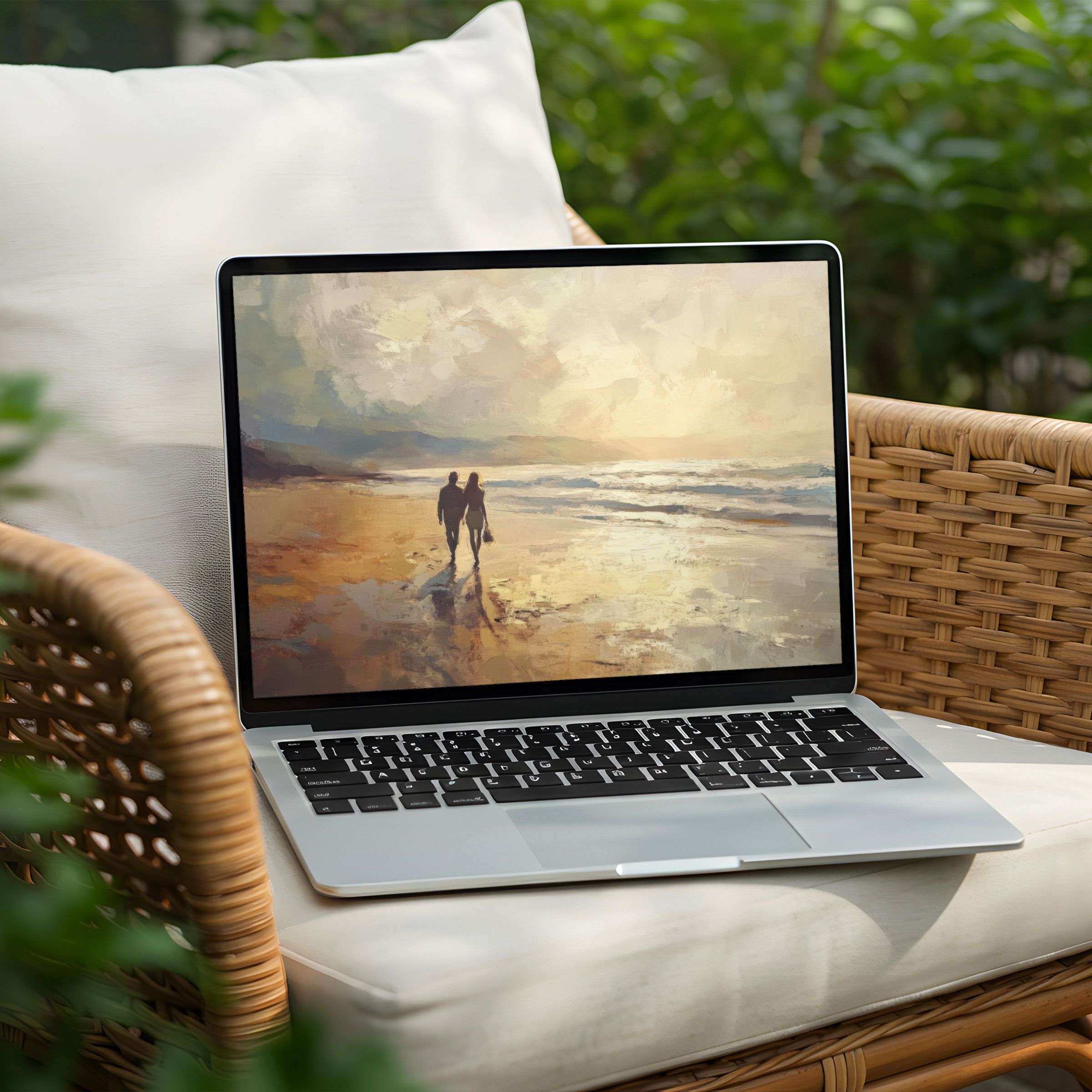 Elegant digital art for your PC and Laptop desktop background Instant download for calming, mindful design inspiration