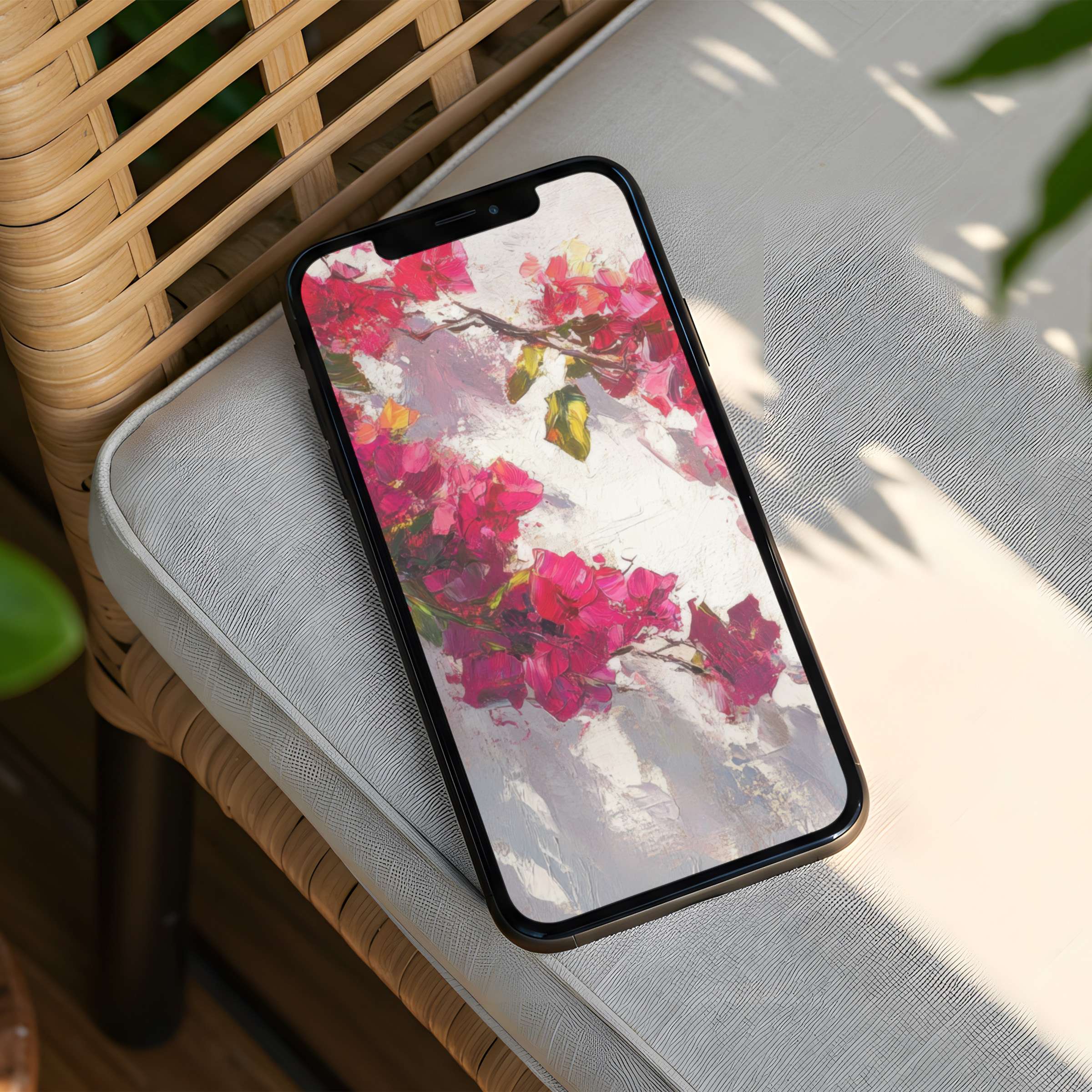 Floral iPhone background for inspiring calm and elegance with instant download option fits any phone seamlessly