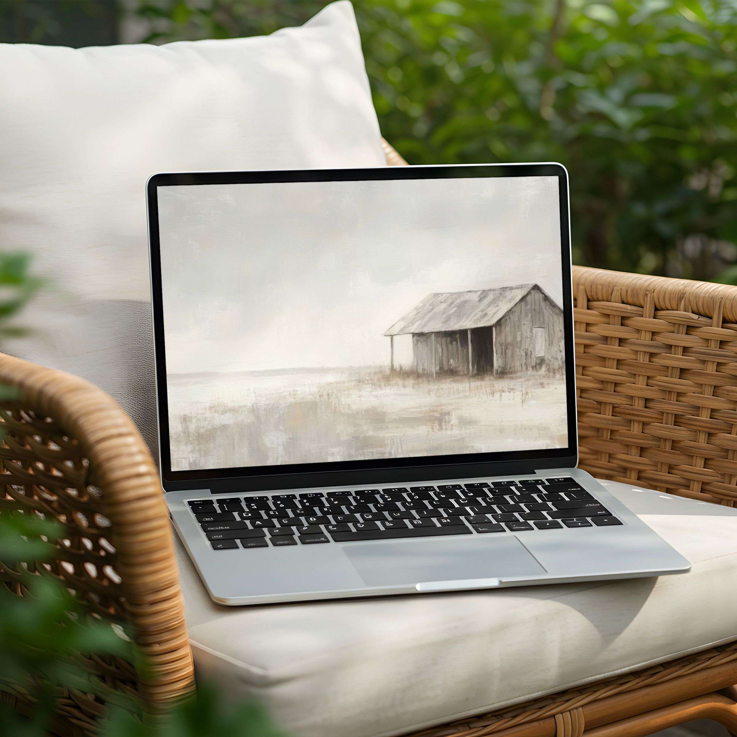 Serene landscape desktop background for instant download on PC or Laptop, offering calm, elegance, and mindful inspiration