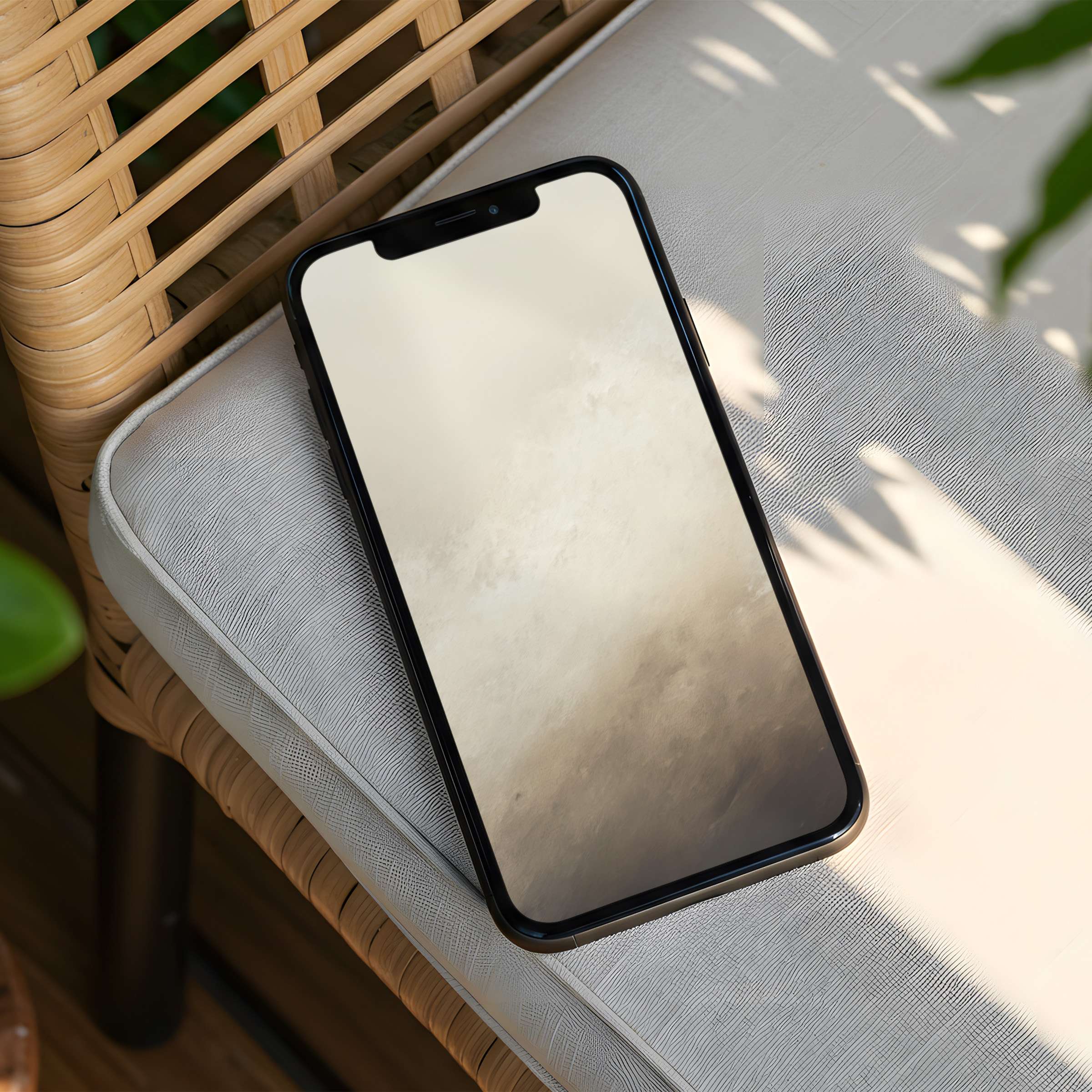 Elegant iPhone background featuring a soothing gradient design offering calm and mindfulness instant download for any phone