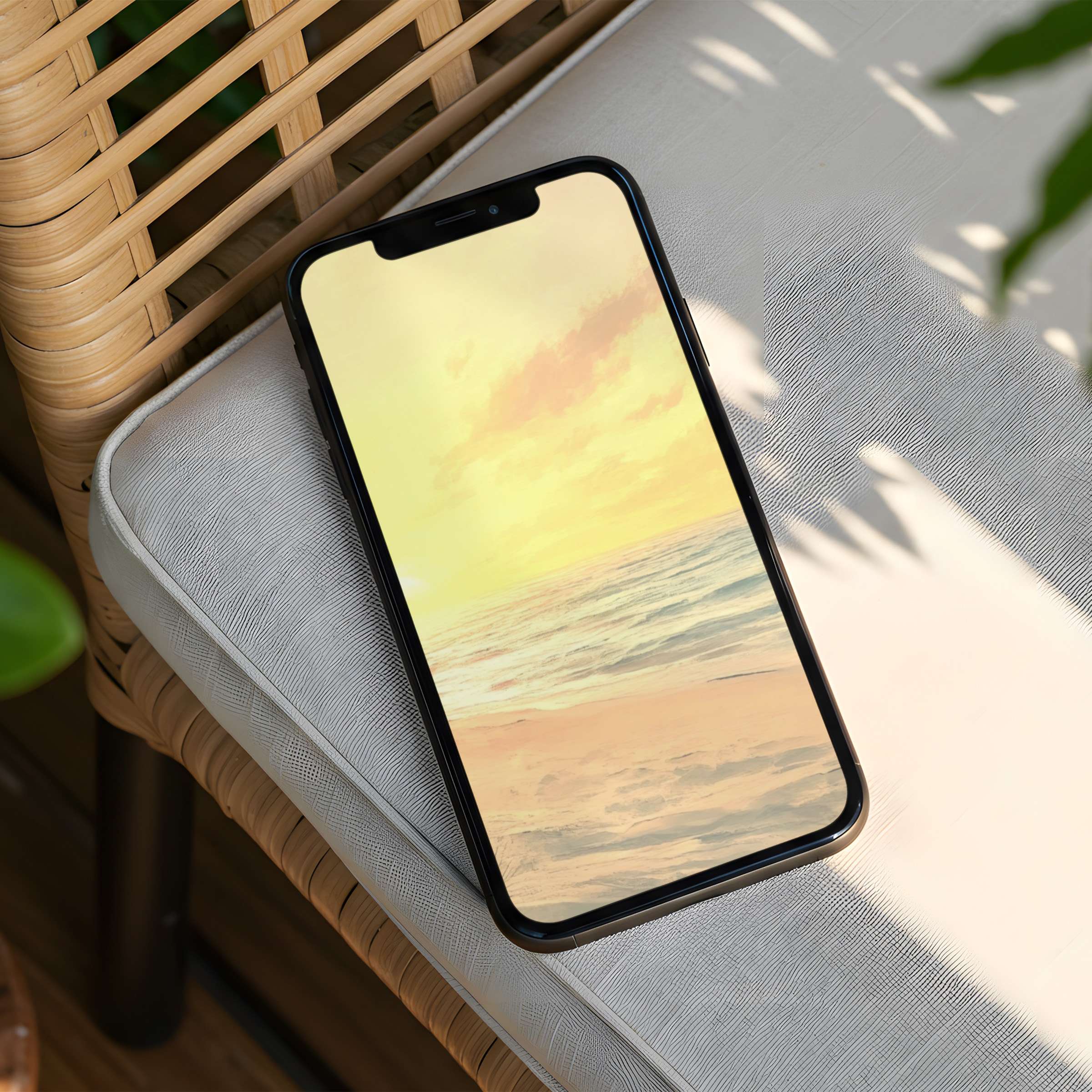 Elegant beach iPhone background available for instant download turns your phone into a serene oasis inspiring calm and mindfulness