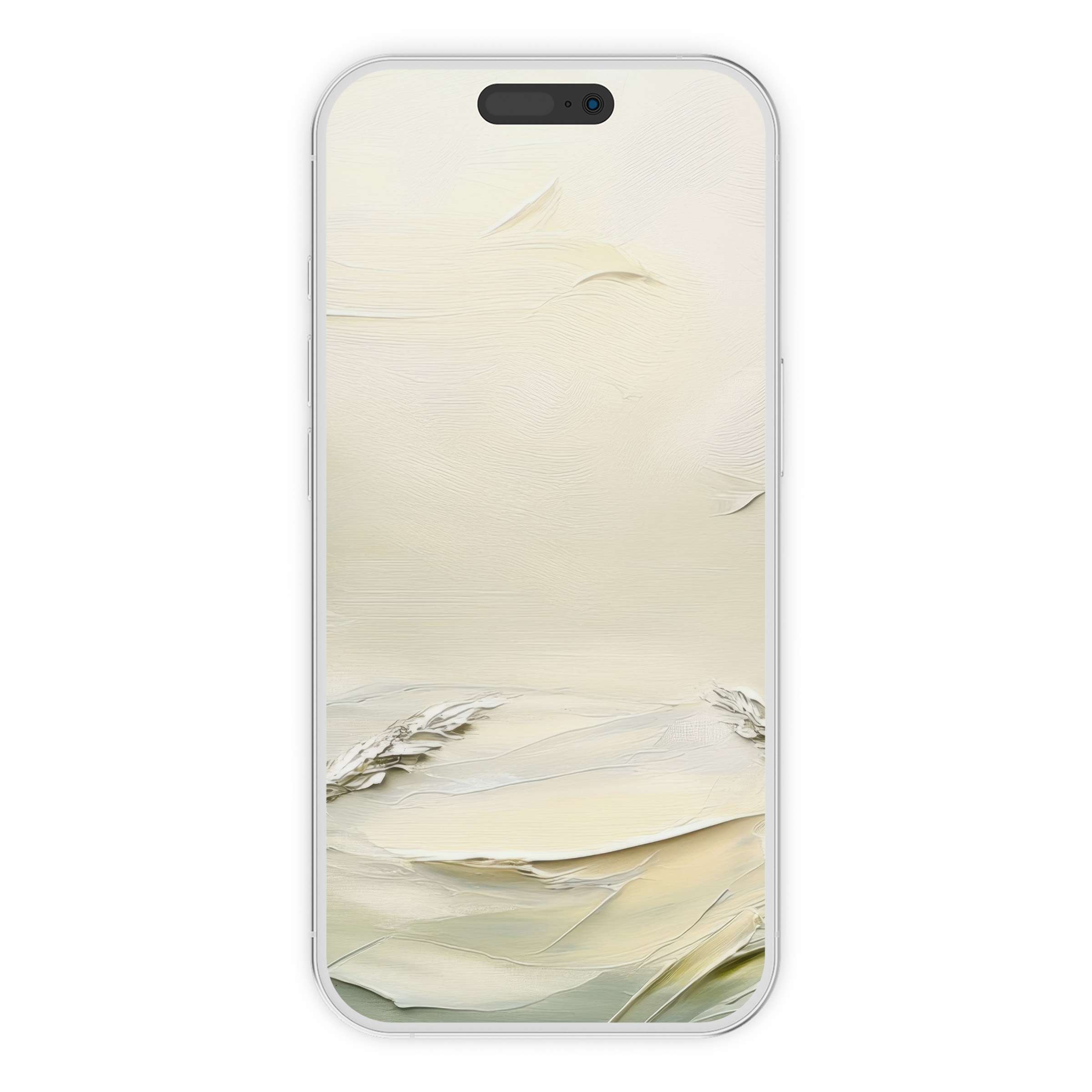 Elegant coastal iPhone wallpaper with calming beige textures offers a serene digital download background for any phone