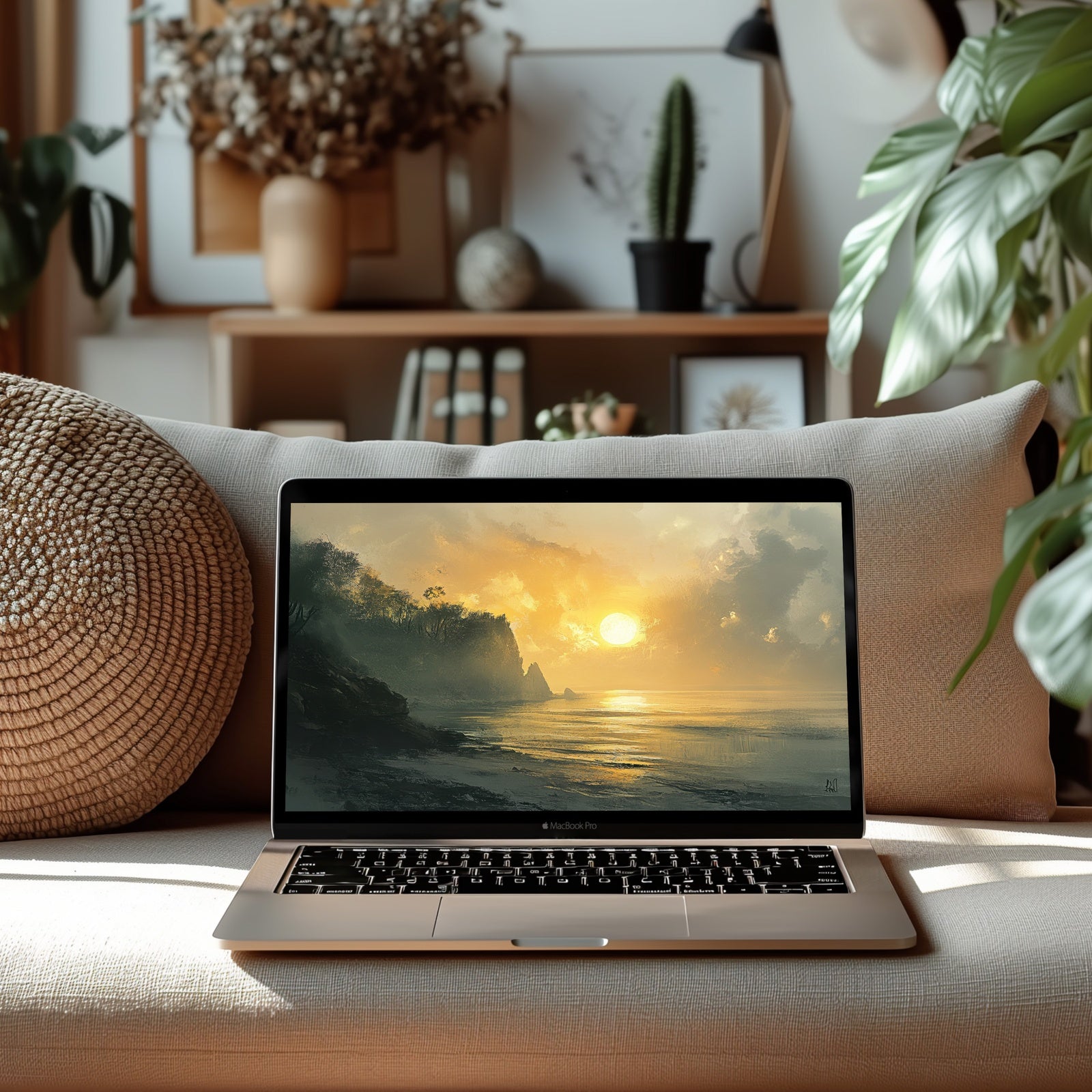 Coastal Computer Background on Mac Book Pro