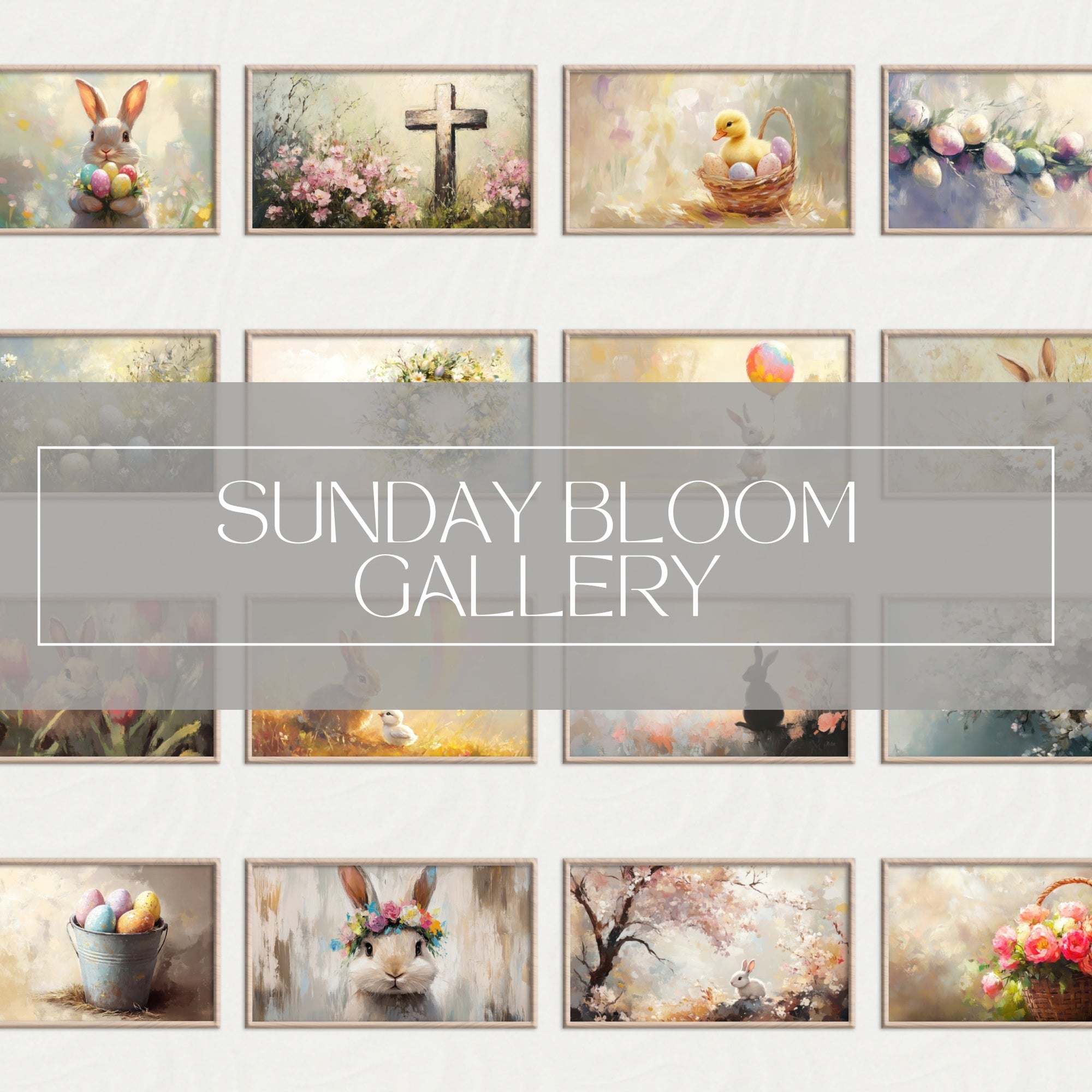101 Easter Printable Wall Art Set - instant digital download, curated seasonal holiday wall art by Gallery Flair
