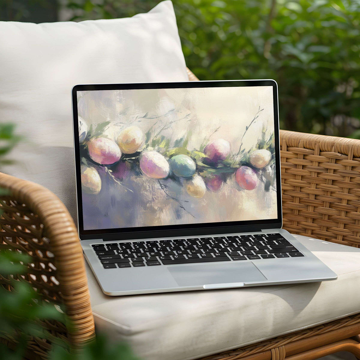 Calm your mind with this serene desktop background showcasing gentle pastels in an impressionist style for instant download on PC or Laptop