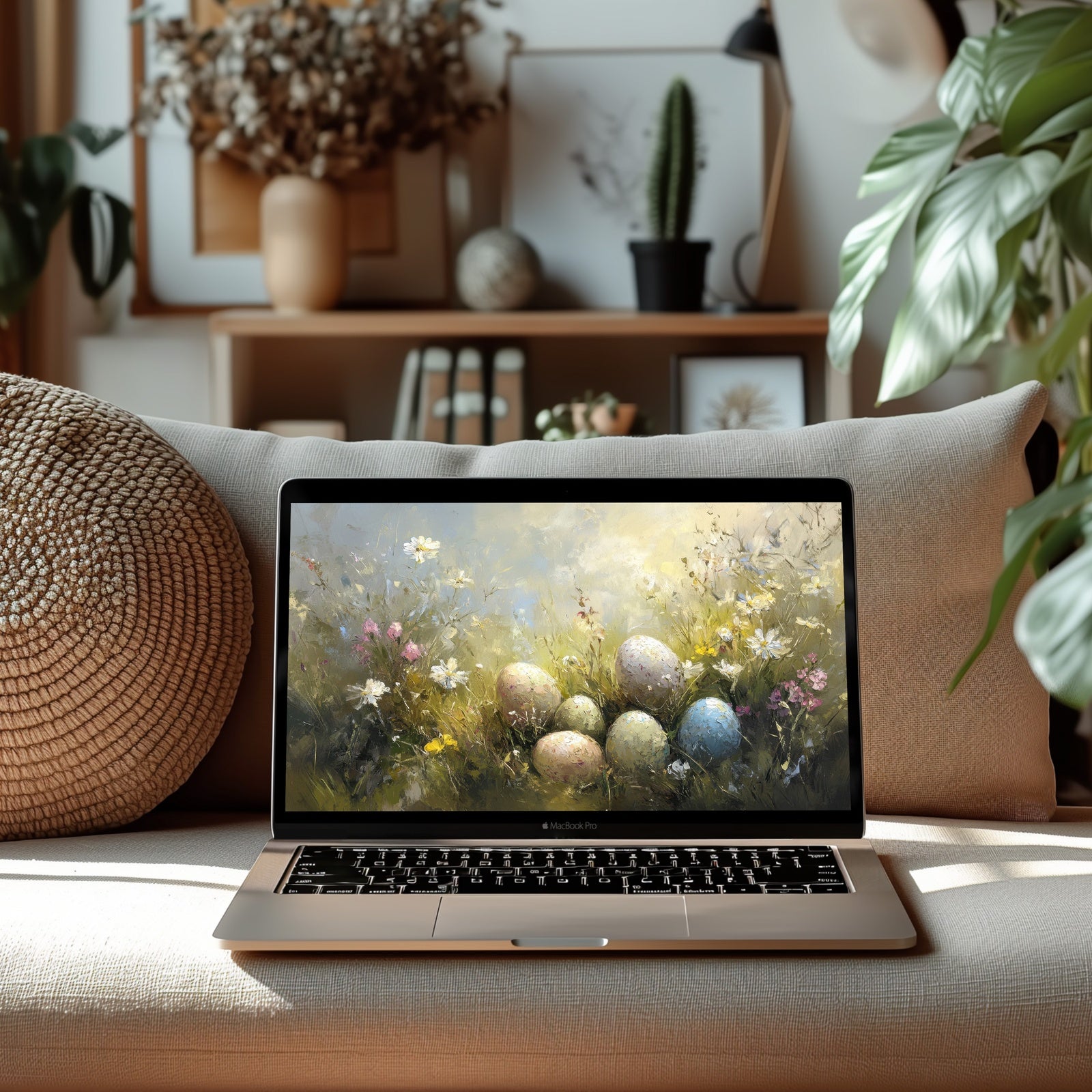 Easter Wallpaper for Computer with Easter Eggs