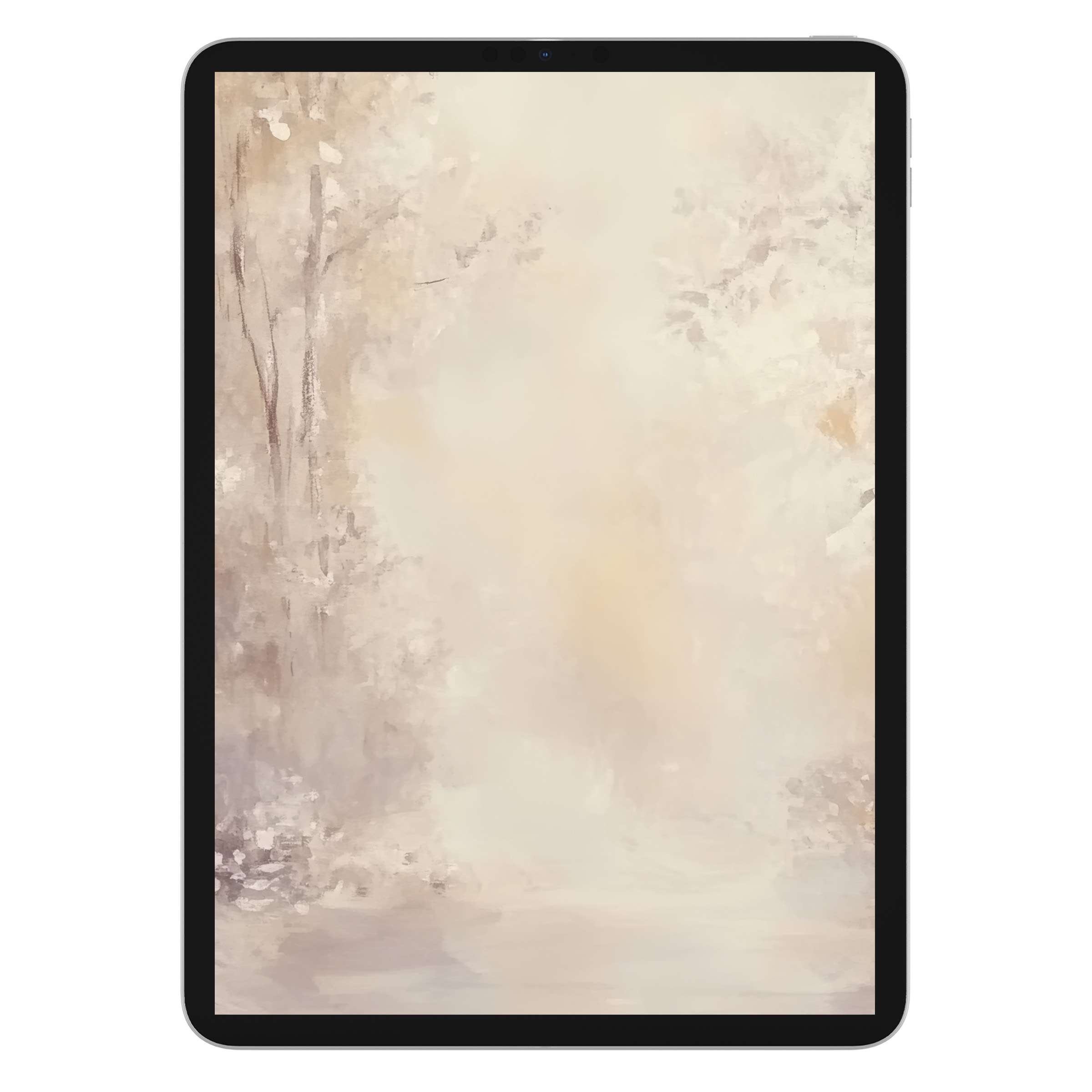 Elegant fall iPad wallpaper digital download with soft pastel hues offers a serene background for any tablet or Android device