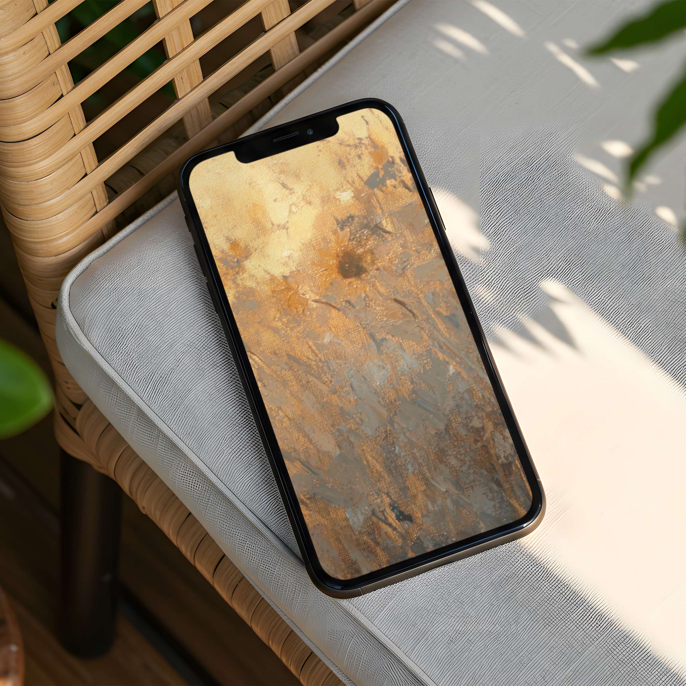 Warm autumn-inspired iPhone background for instant download designed for phone screens to evoke calm elegance and mindful inspiration