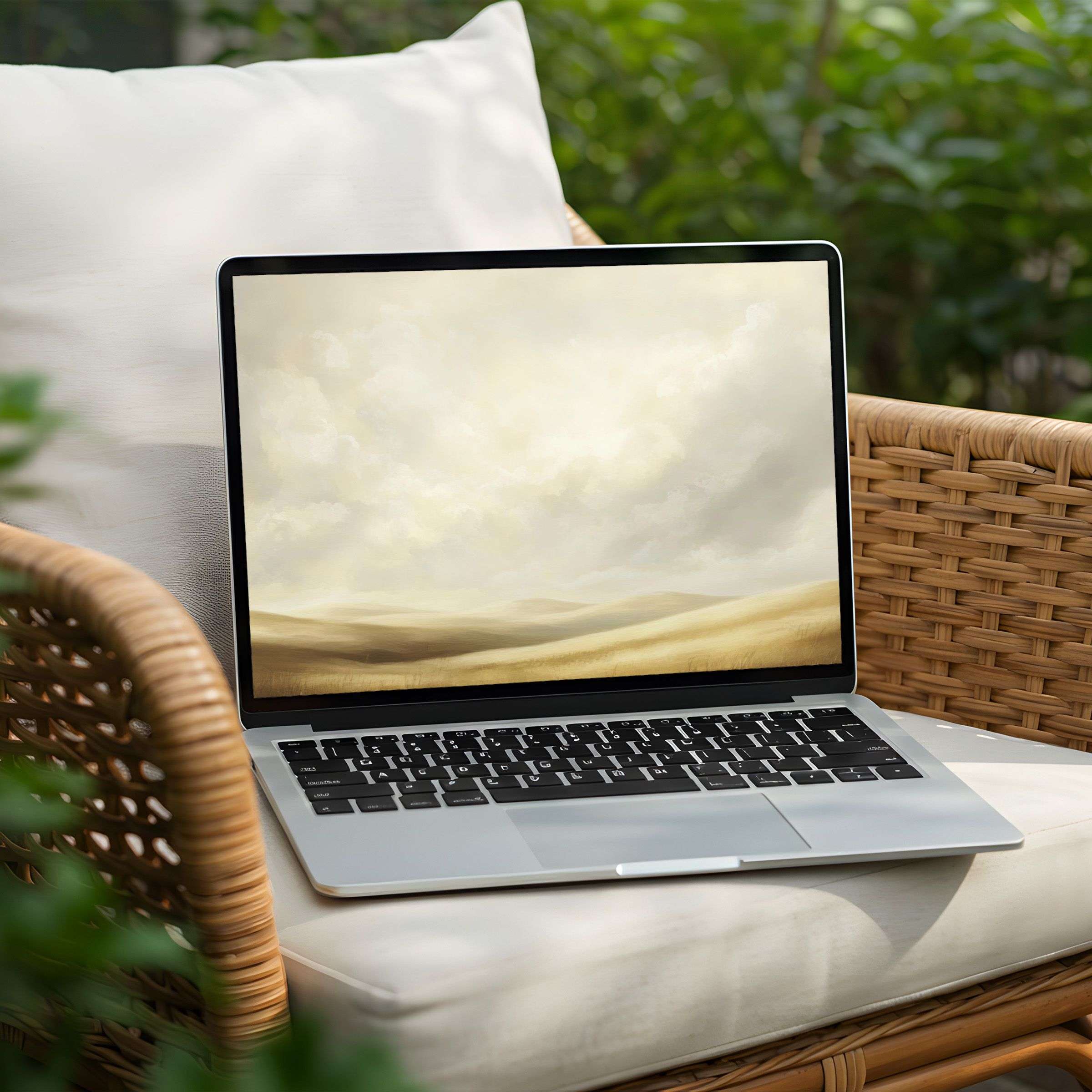 Elegant, serene desktop background for PC and Laptop instant download; tranquil dunes evoke calm and inspire mindfulness