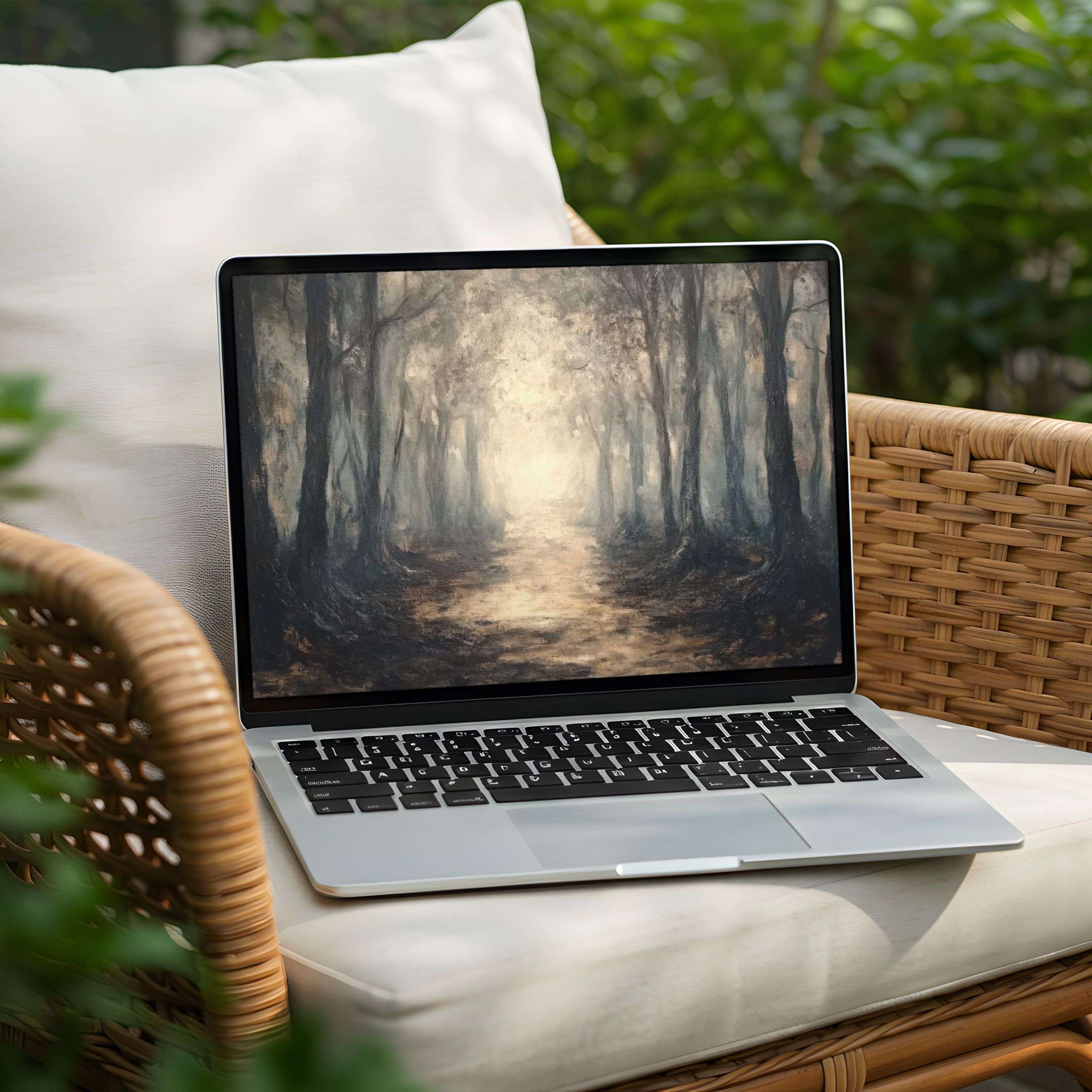 Download an inspiring forest desktop background for your PC or Laptop Instant download brings calm and elegance to your screen